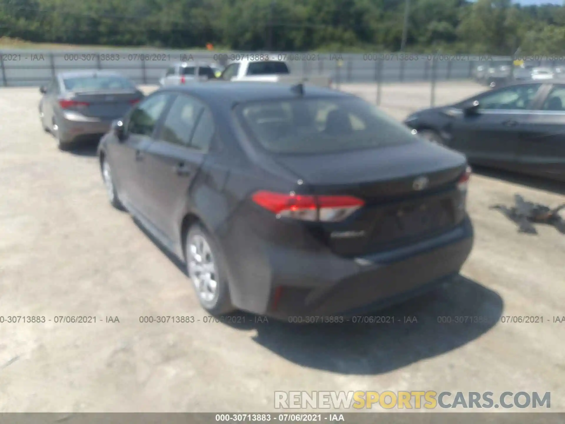 3 Photograph of a damaged car JTDEPRAE9LJ116330 TOYOTA COROLLA 2020