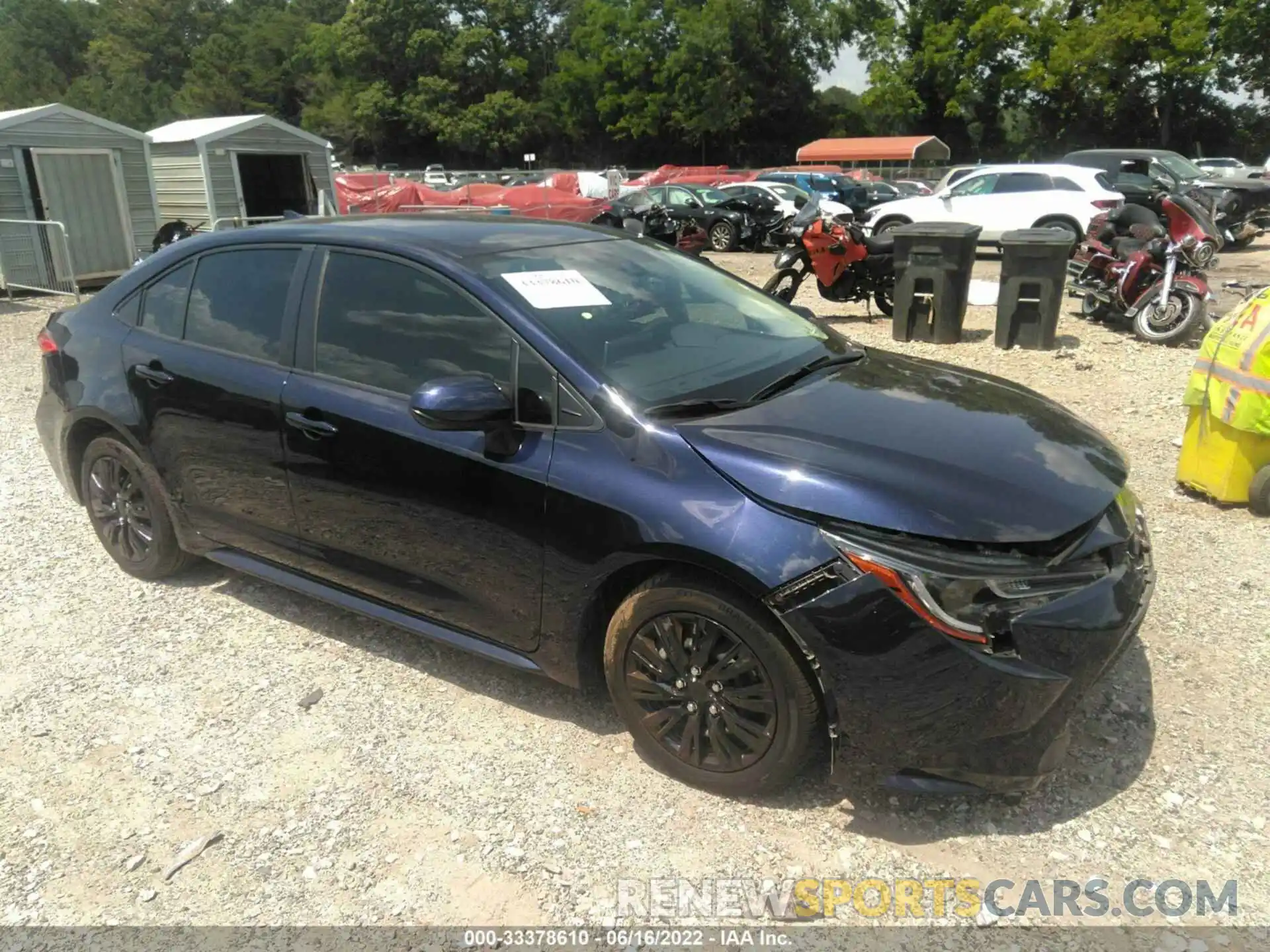 1 Photograph of a damaged car JTDEPRAE9LJ116912 TOYOTA COROLLA 2020