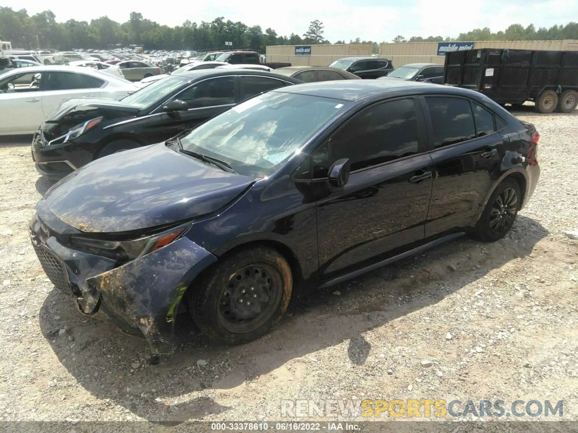 2 Photograph of a damaged car JTDEPRAE9LJ116912 TOYOTA COROLLA 2020