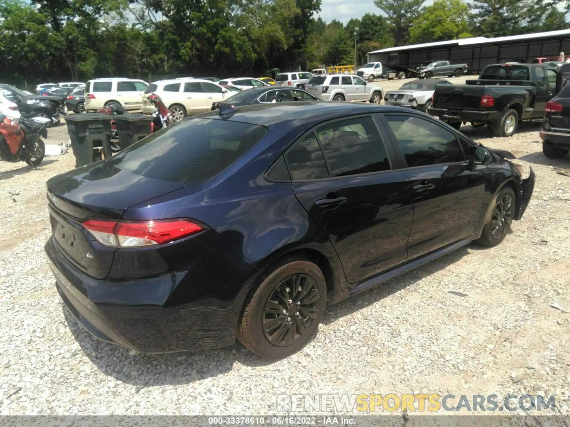 4 Photograph of a damaged car JTDEPRAE9LJ116912 TOYOTA COROLLA 2020