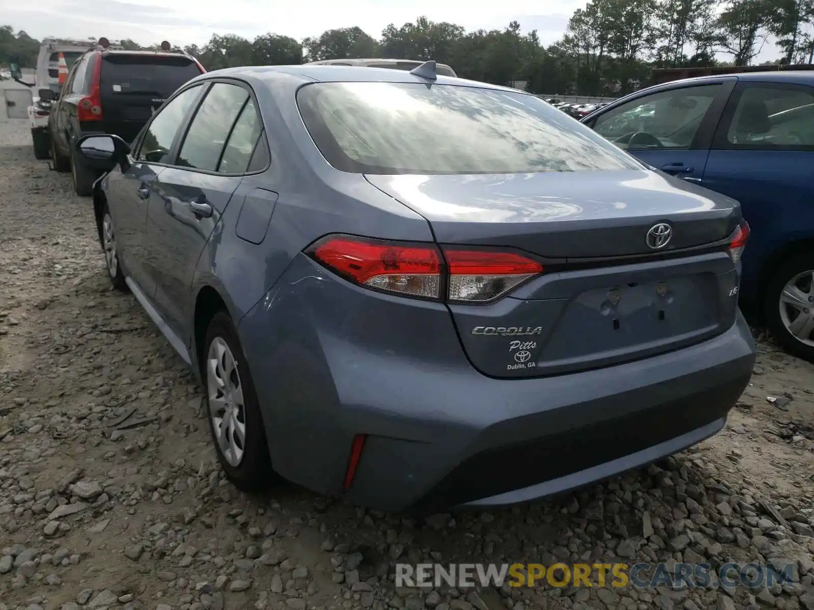 3 Photograph of a damaged car JTDEPRAE9LJ117106 TOYOTA COROLLA 2020