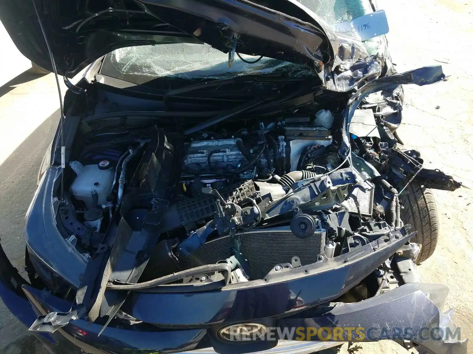 7 Фотография поврежденного автомобиля JTDEPRAE9LJ117137 TOYOTA COROLLA 2020
