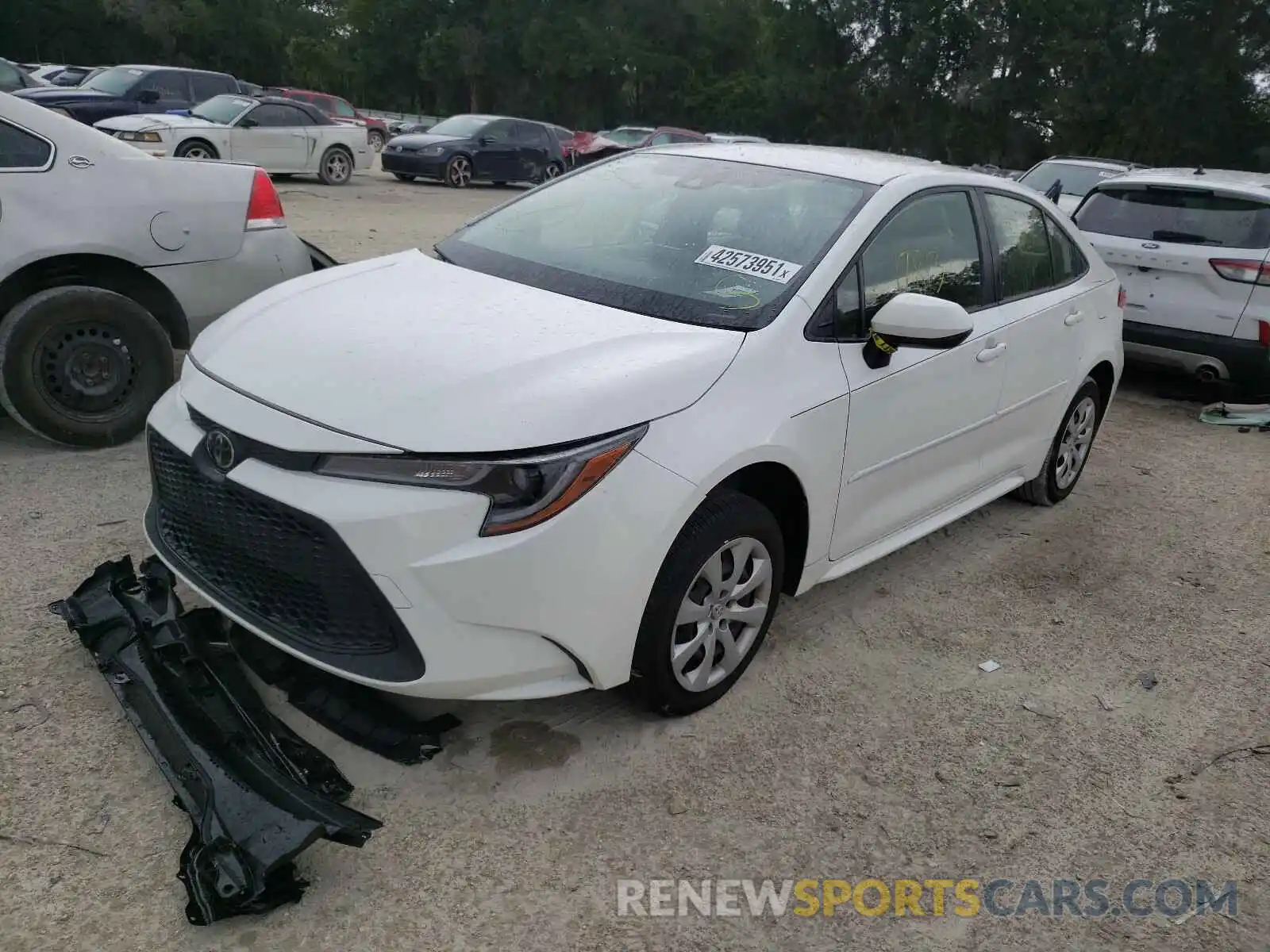 2 Photograph of a damaged car JTDEPRAEXLJ000862 TOYOTA COROLLA 2020