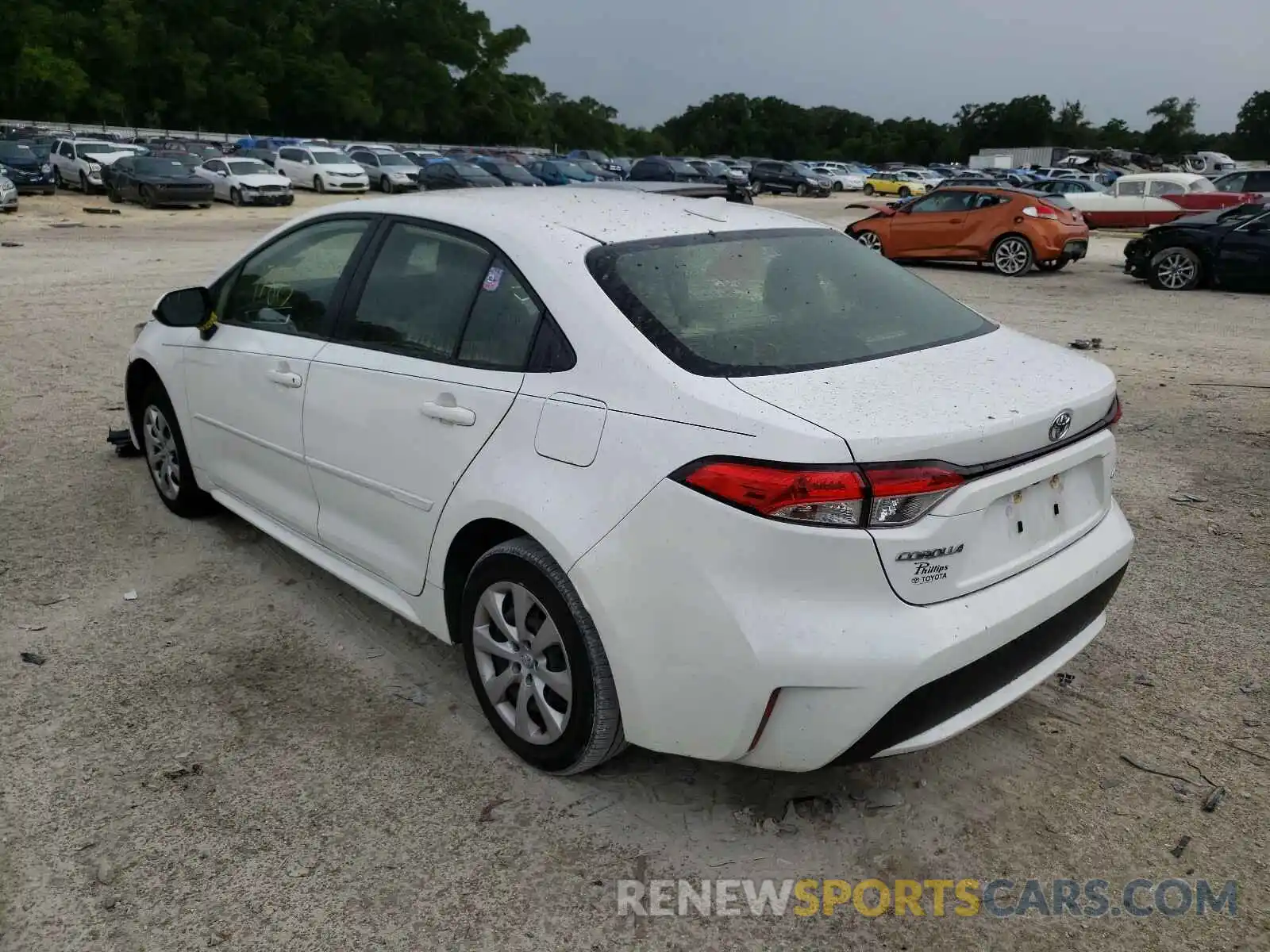 3 Photograph of a damaged car JTDEPRAEXLJ000862 TOYOTA COROLLA 2020