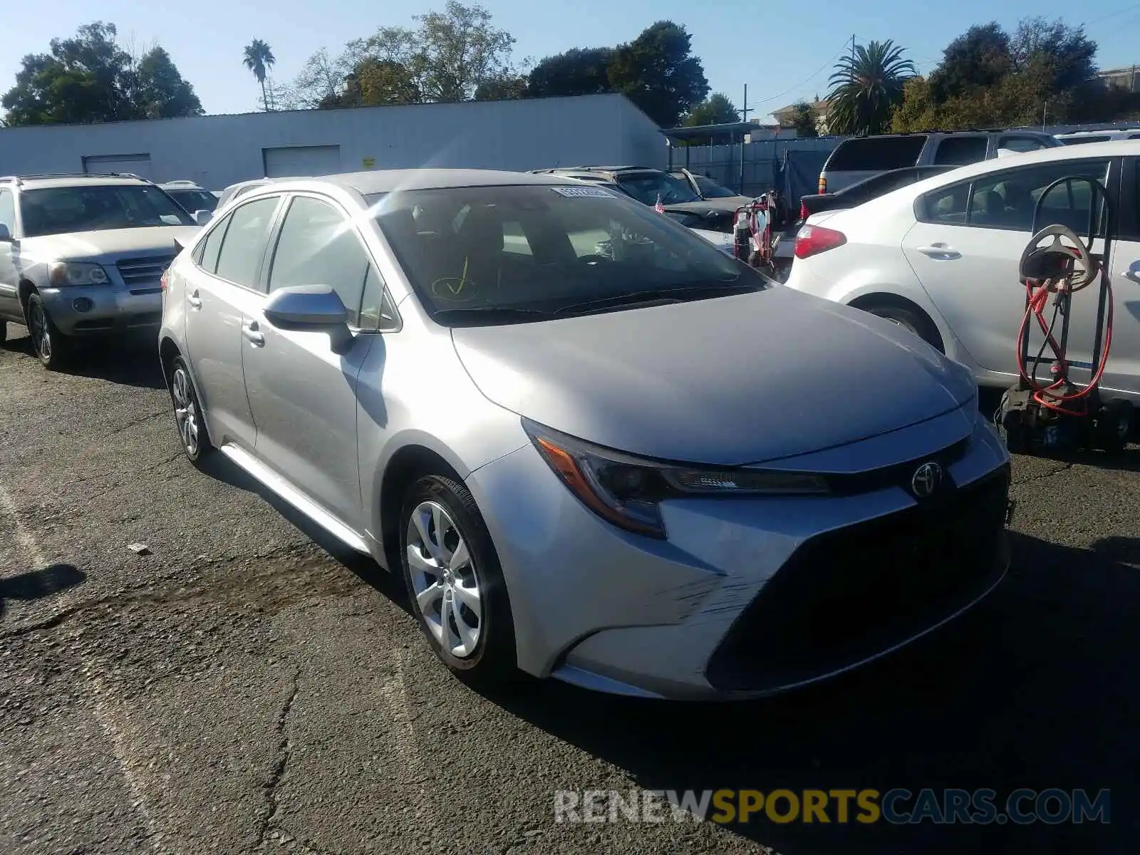 1 Photograph of a damaged car JTDEPRAEXLJ000912 TOYOTA COROLLA 2020