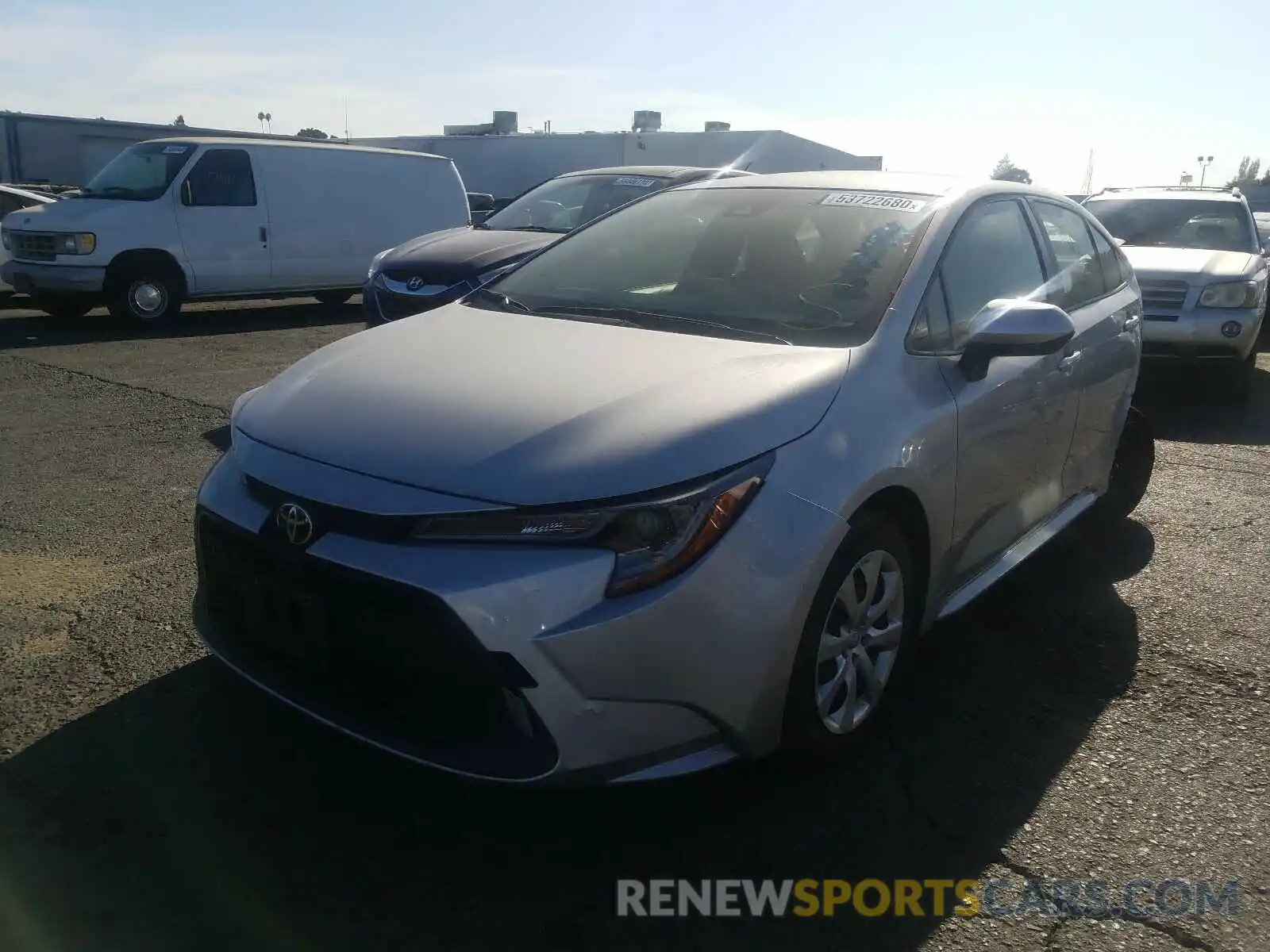 2 Photograph of a damaged car JTDEPRAEXLJ000912 TOYOTA COROLLA 2020