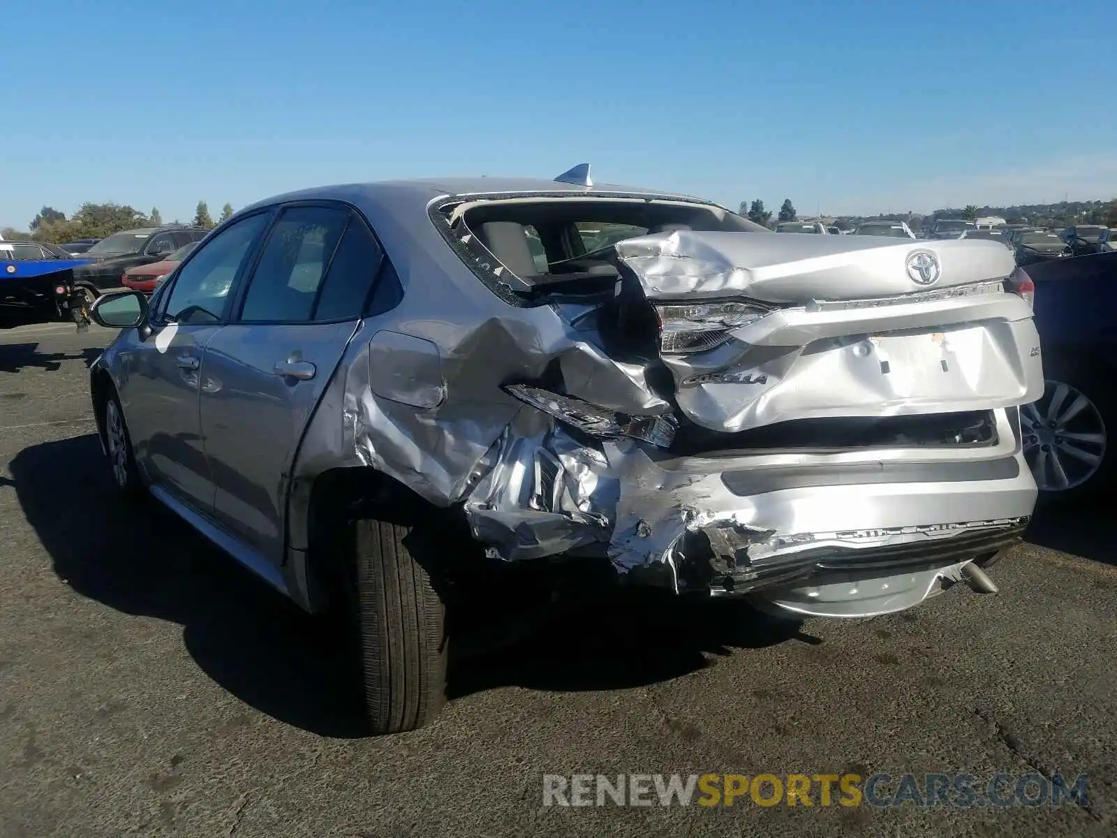 3 Photograph of a damaged car JTDEPRAEXLJ000912 TOYOTA COROLLA 2020