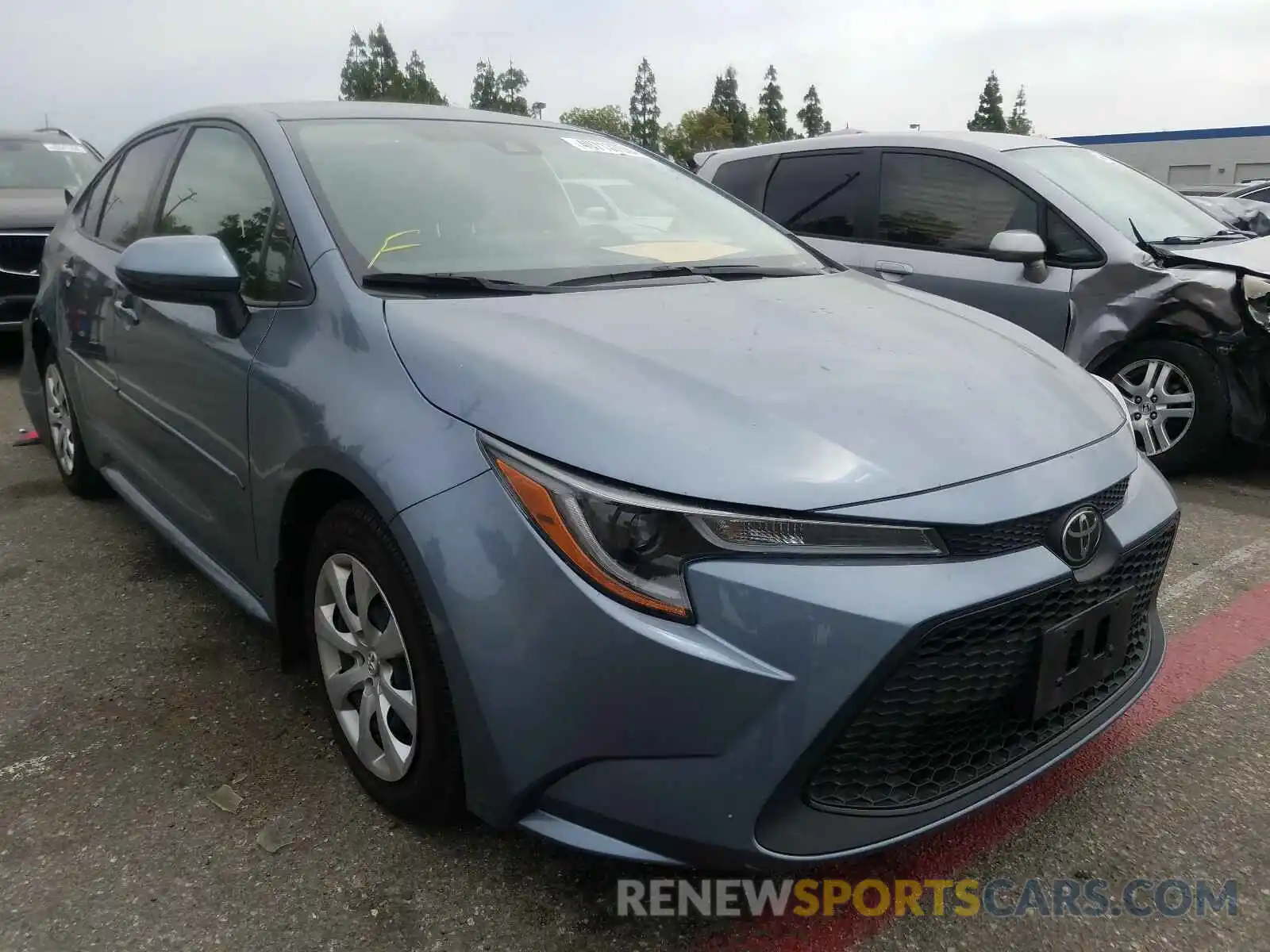 1 Photograph of a damaged car JTDEPRAEXLJ001462 TOYOTA COROLLA 2020