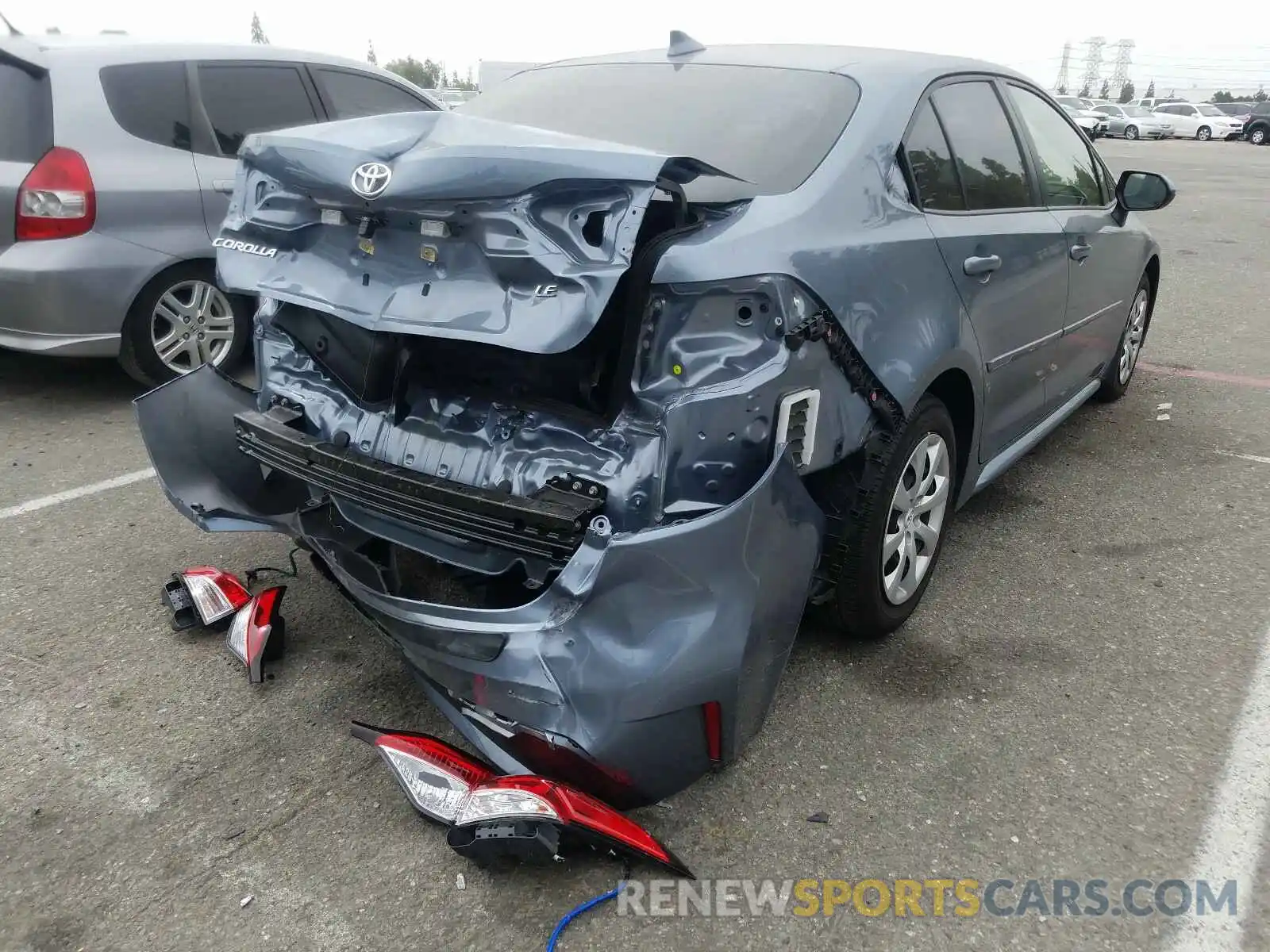 4 Фотография поврежденного автомобиля JTDEPRAEXLJ001462 TOYOTA COROLLA 2020