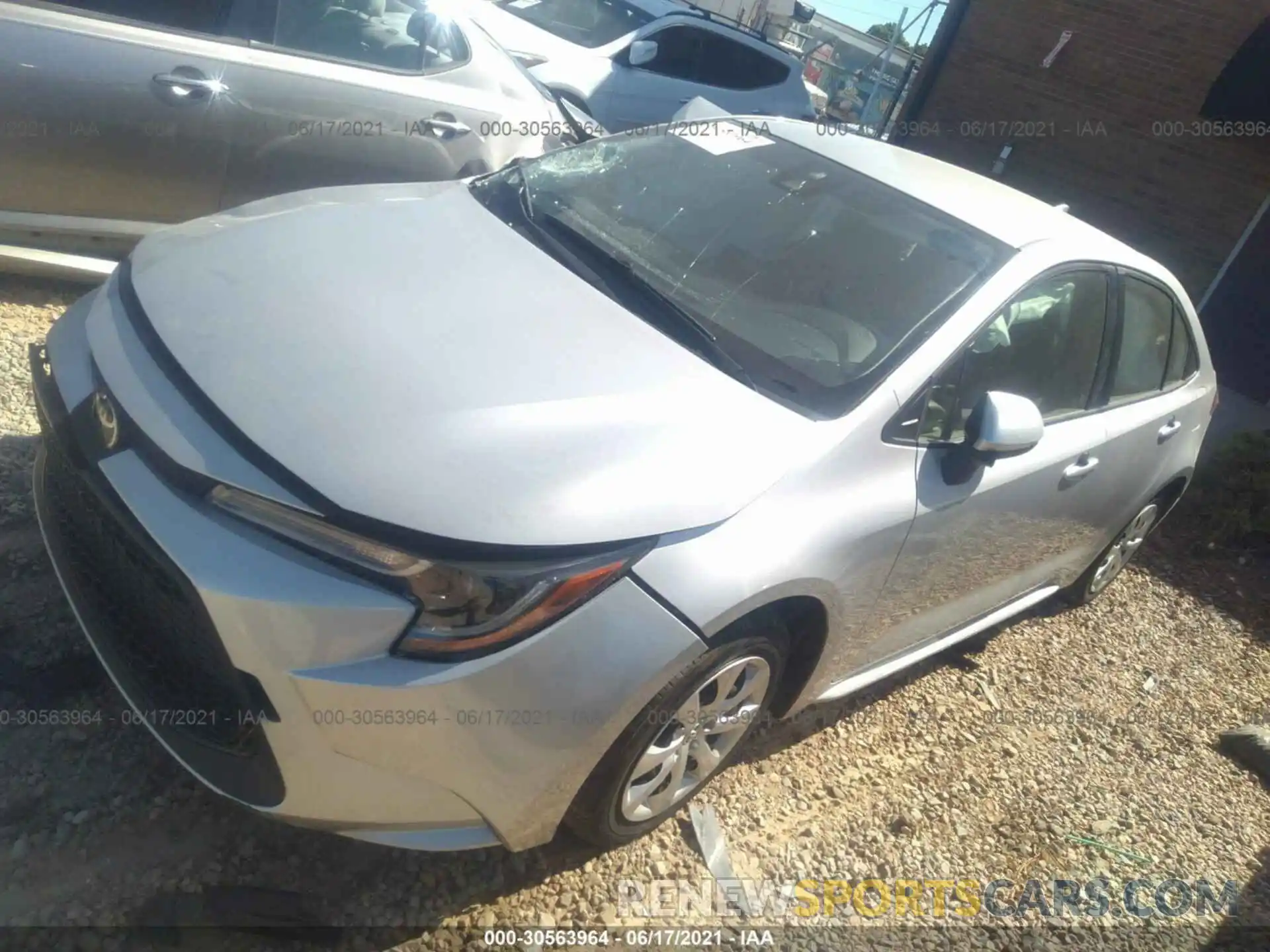 2 Photograph of a damaged car JTDEPRAEXLJ001896 TOYOTA COROLLA 2020