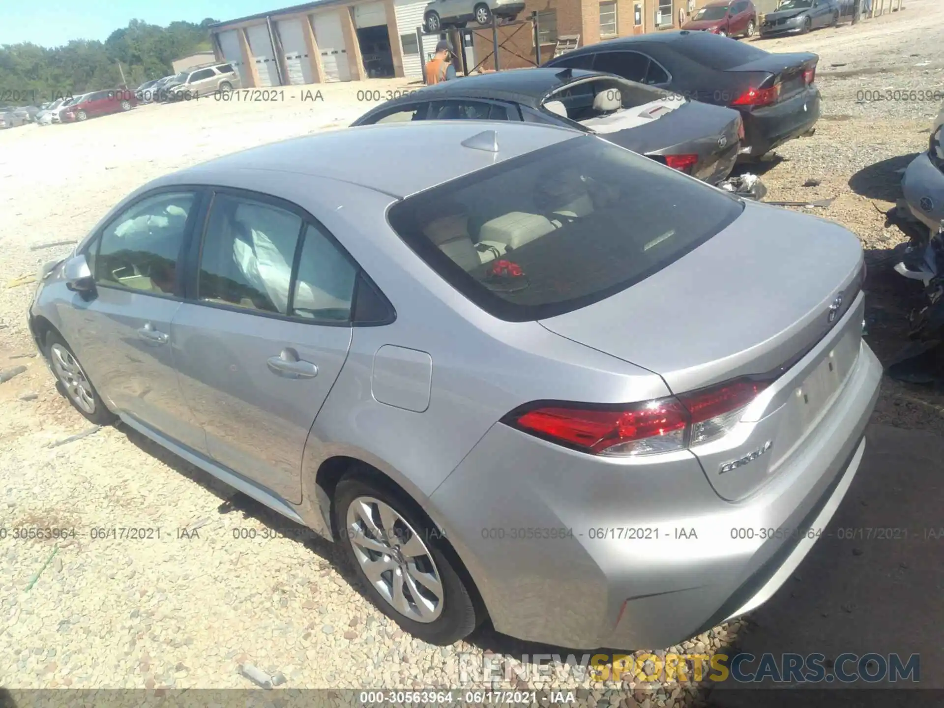 3 Photograph of a damaged car JTDEPRAEXLJ001896 TOYOTA COROLLA 2020