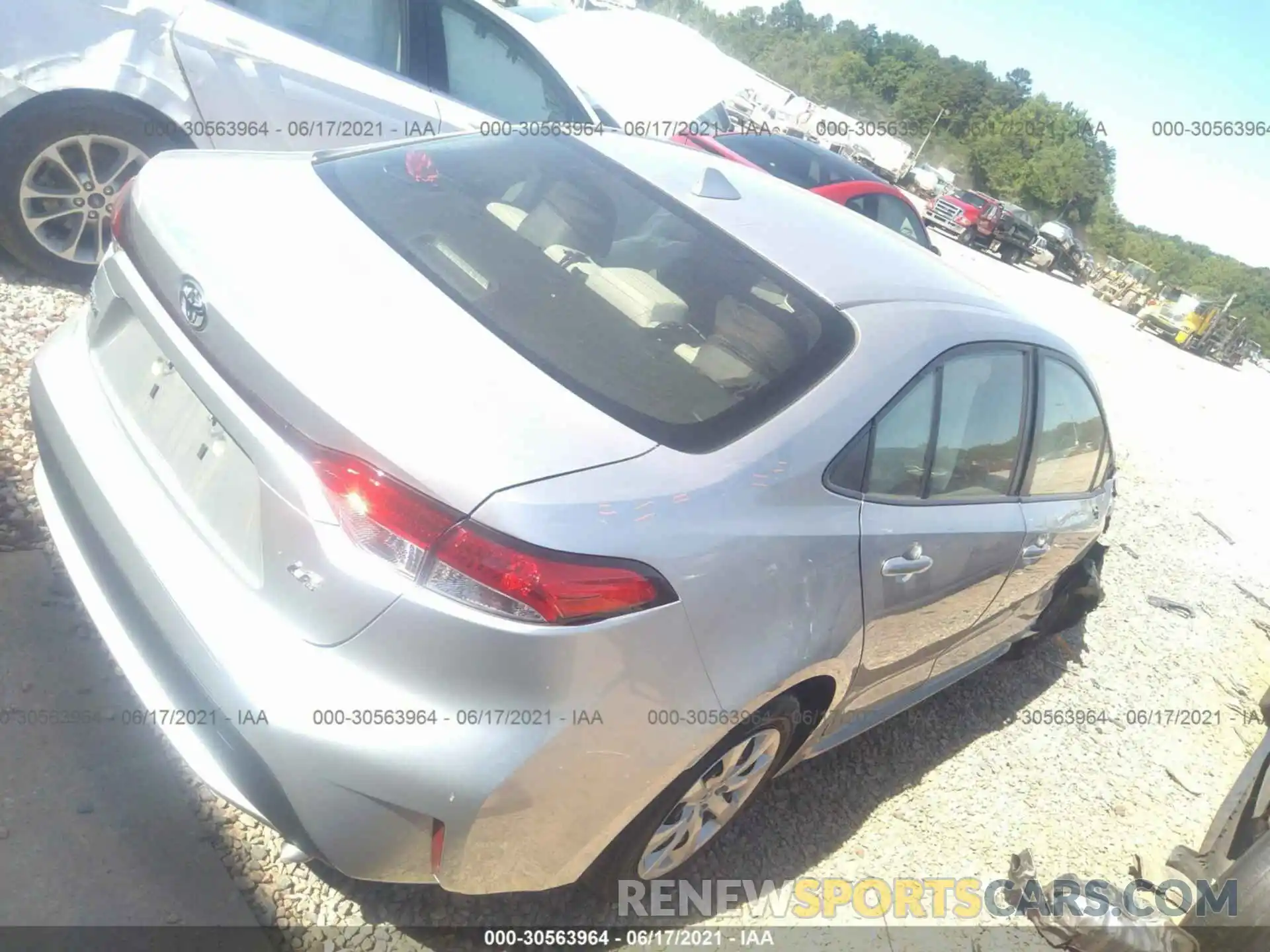 4 Photograph of a damaged car JTDEPRAEXLJ001896 TOYOTA COROLLA 2020