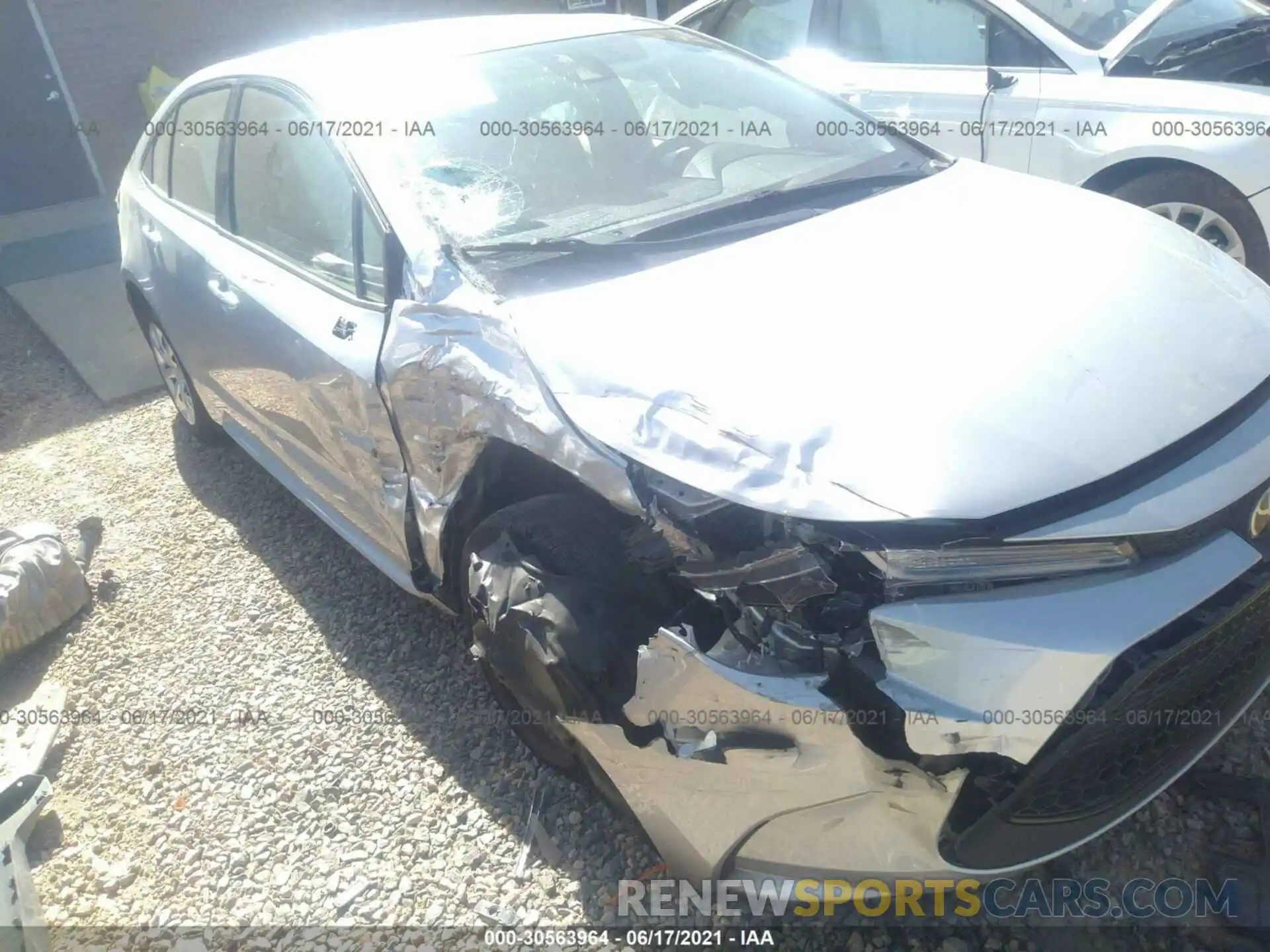 6 Photograph of a damaged car JTDEPRAEXLJ001896 TOYOTA COROLLA 2020