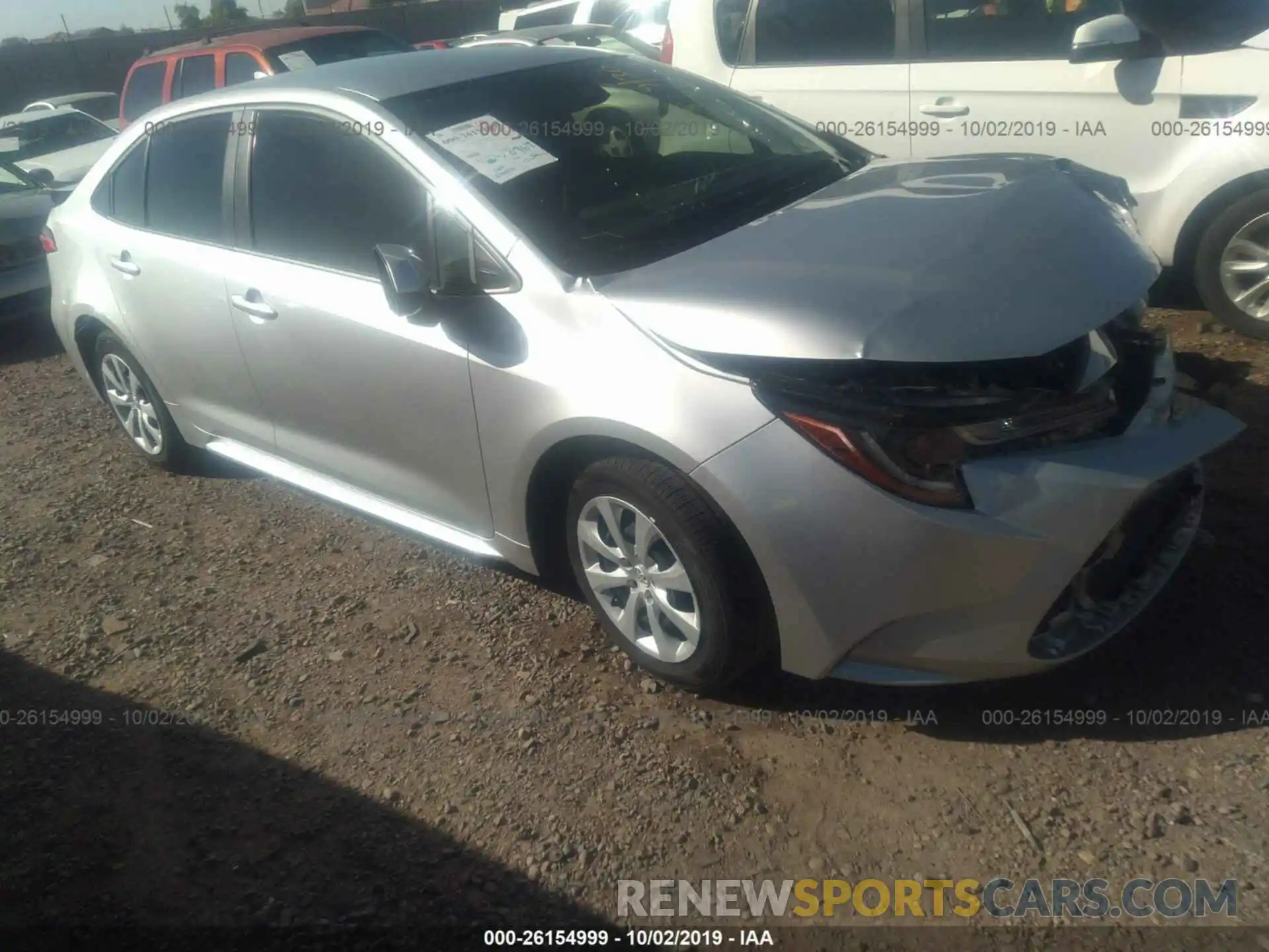 1 Photograph of a damaged car JTDEPRAEXLJ002157 TOYOTA COROLLA 2020