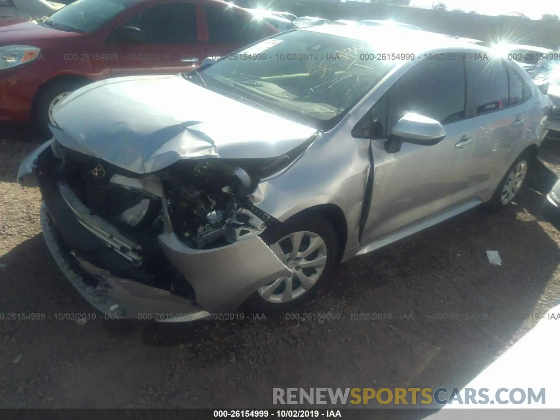 2 Photograph of a damaged car JTDEPRAEXLJ002157 TOYOTA COROLLA 2020