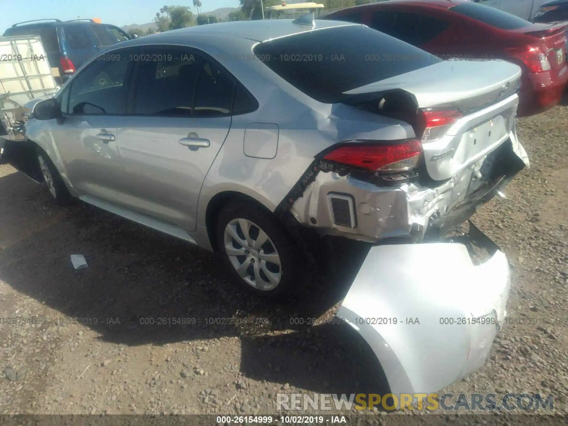 3 Photograph of a damaged car JTDEPRAEXLJ002157 TOYOTA COROLLA 2020