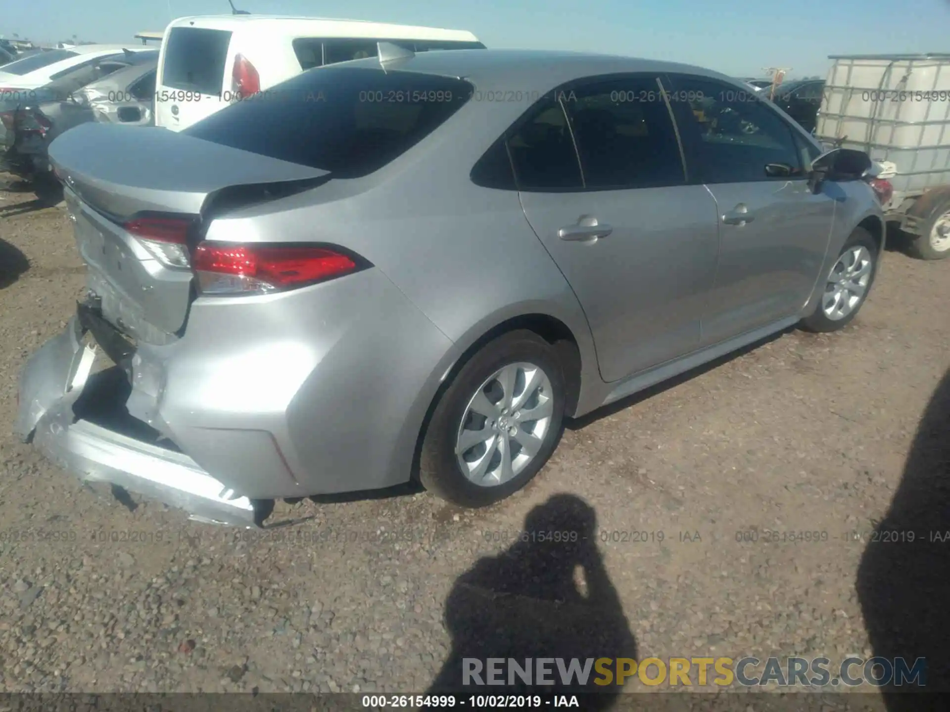 4 Photograph of a damaged car JTDEPRAEXLJ002157 TOYOTA COROLLA 2020