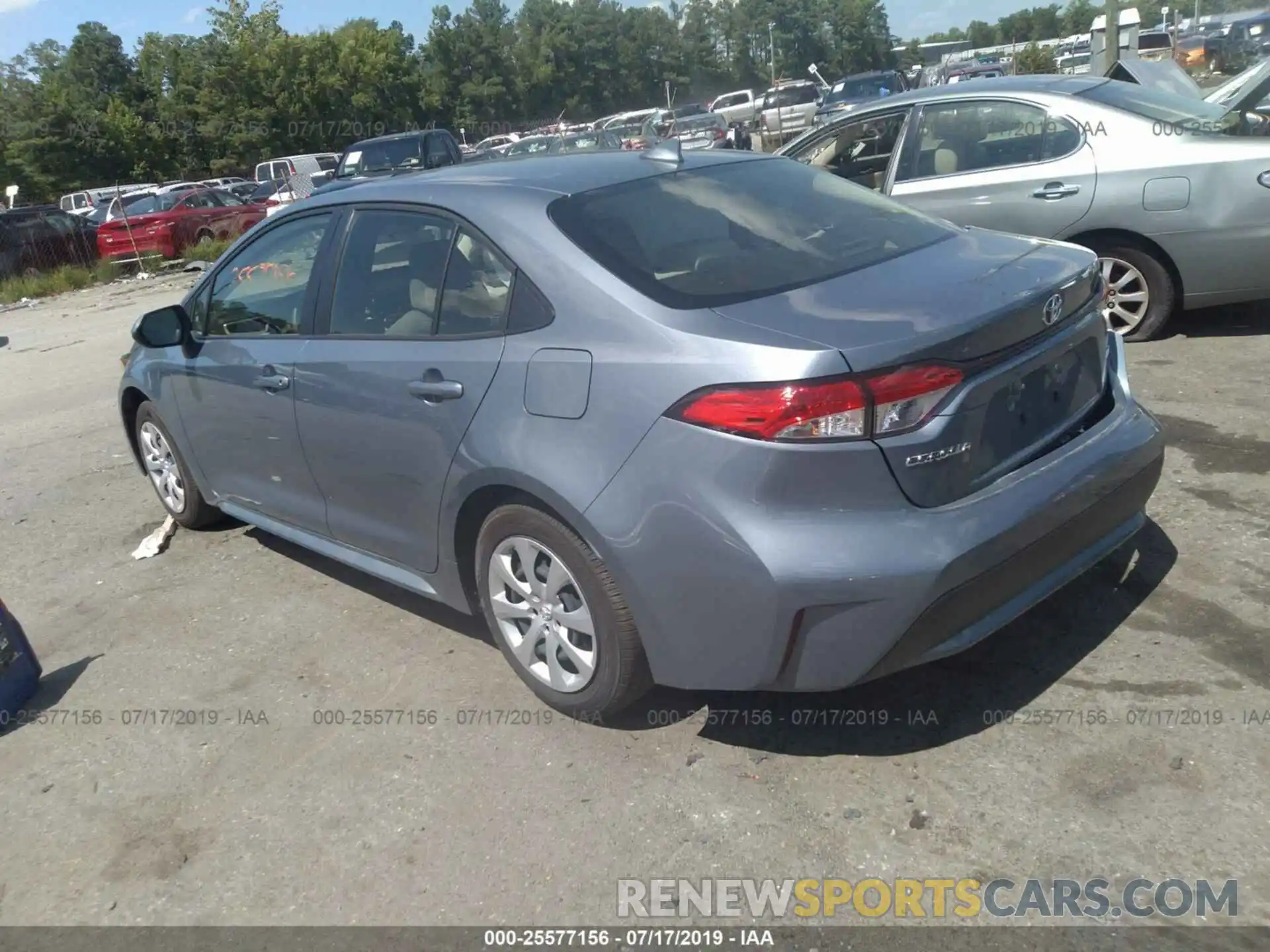 3 Photograph of a damaged car JTDEPRAEXLJ002496 TOYOTA COROLLA 2020