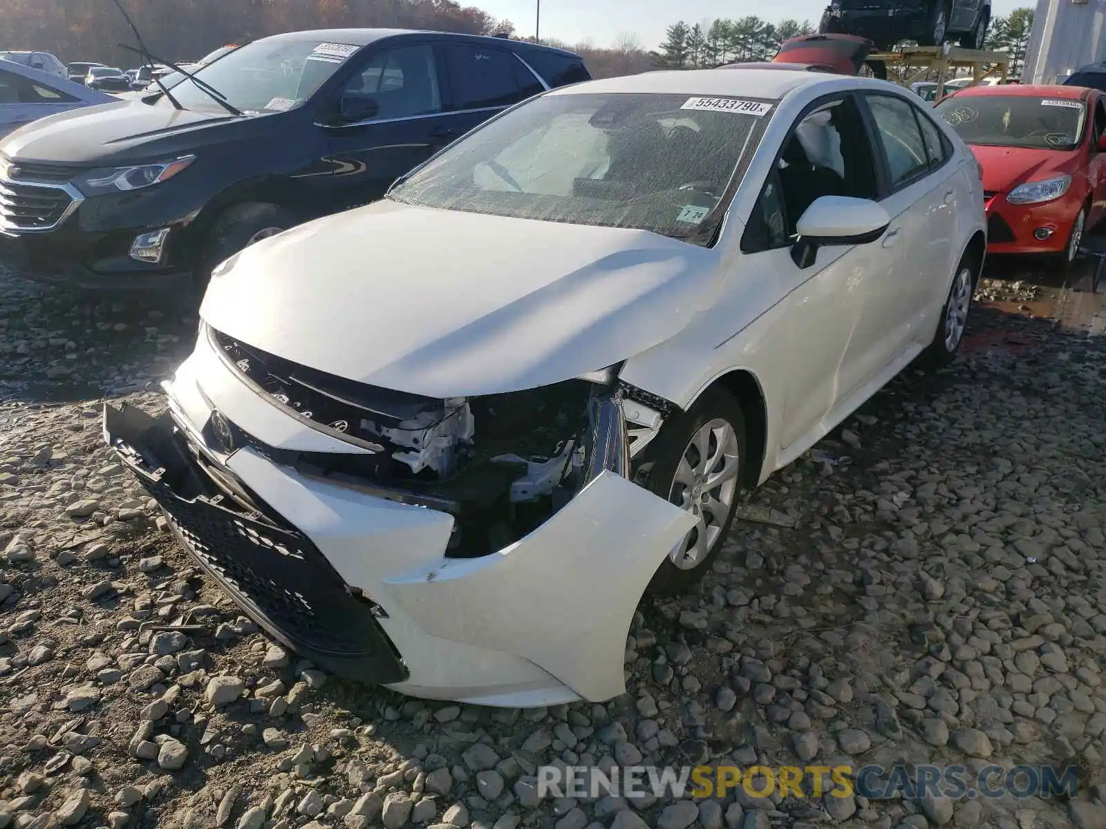 2 Photograph of a damaged car JTDEPRAEXLJ003258 TOYOTA COROLLA 2020