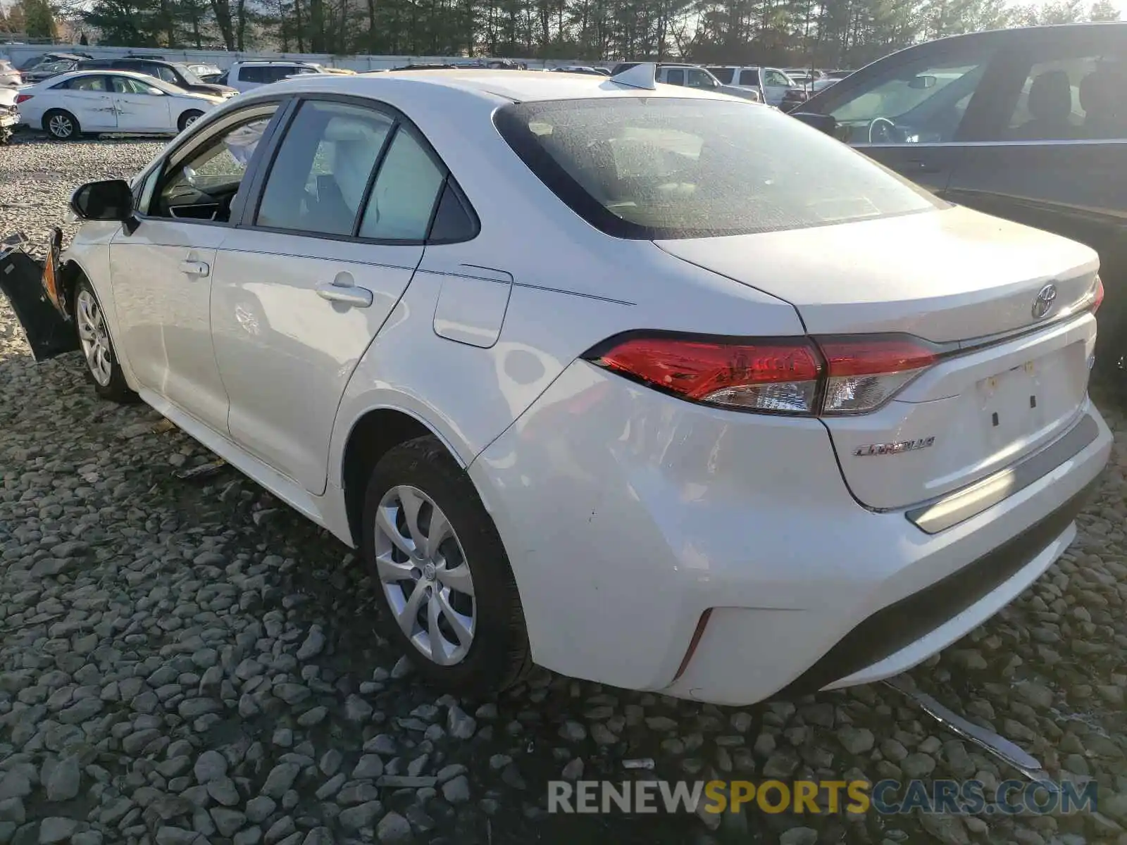 3 Photograph of a damaged car JTDEPRAEXLJ003258 TOYOTA COROLLA 2020