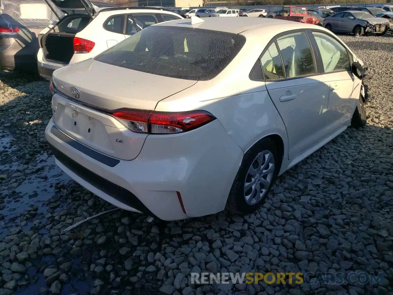 4 Photograph of a damaged car JTDEPRAEXLJ003258 TOYOTA COROLLA 2020