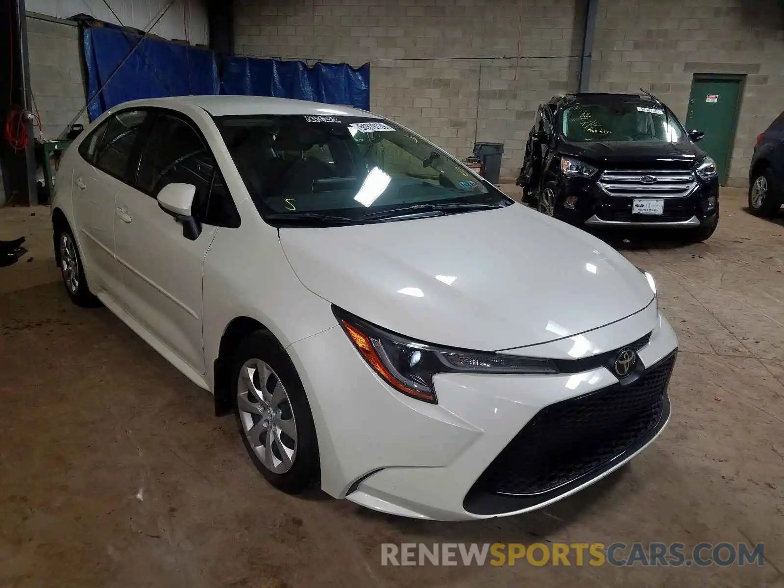 1 Photograph of a damaged car JTDEPRAEXLJ003602 TOYOTA COROLLA 2020