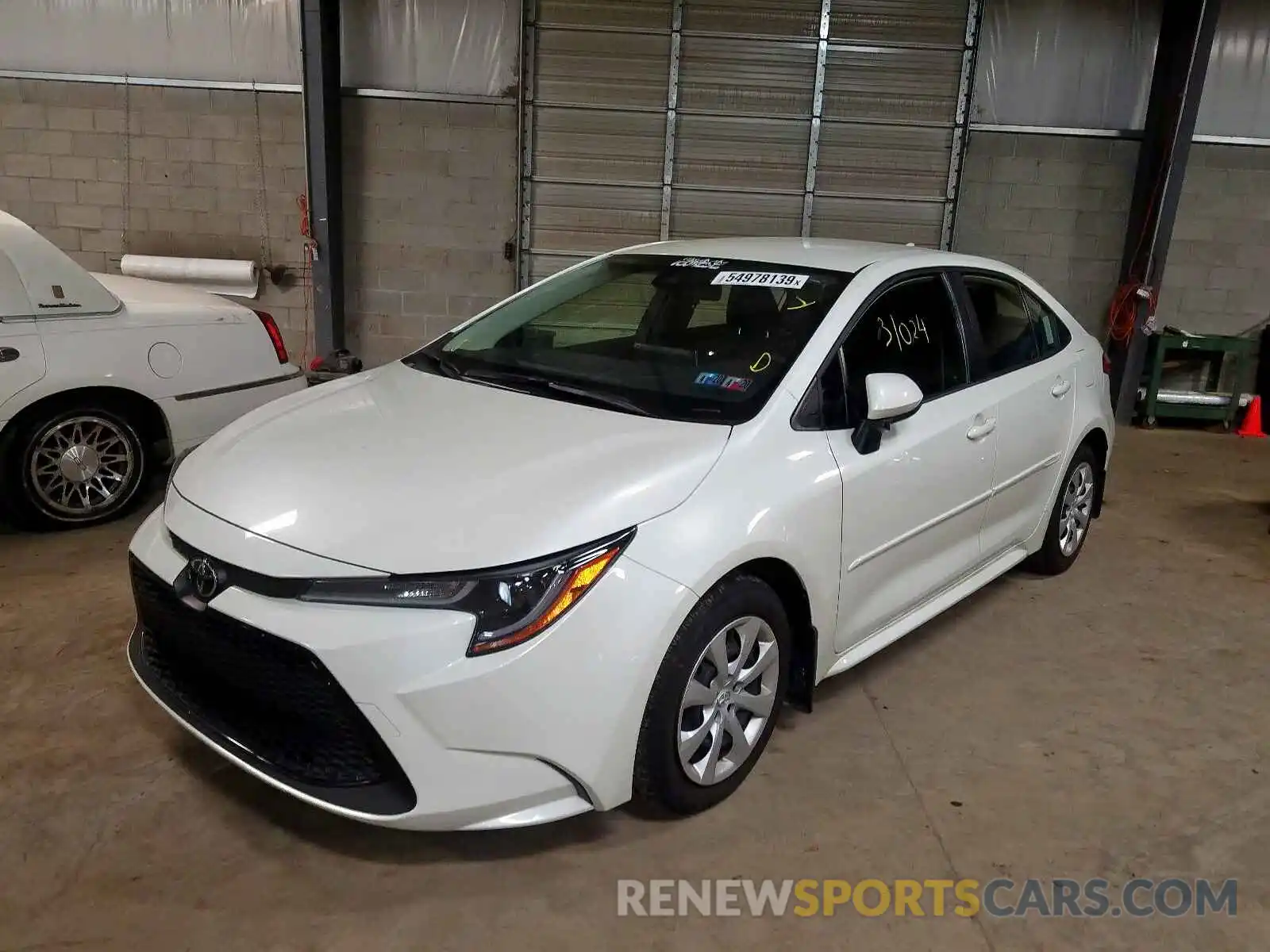 2 Photograph of a damaged car JTDEPRAEXLJ003602 TOYOTA COROLLA 2020