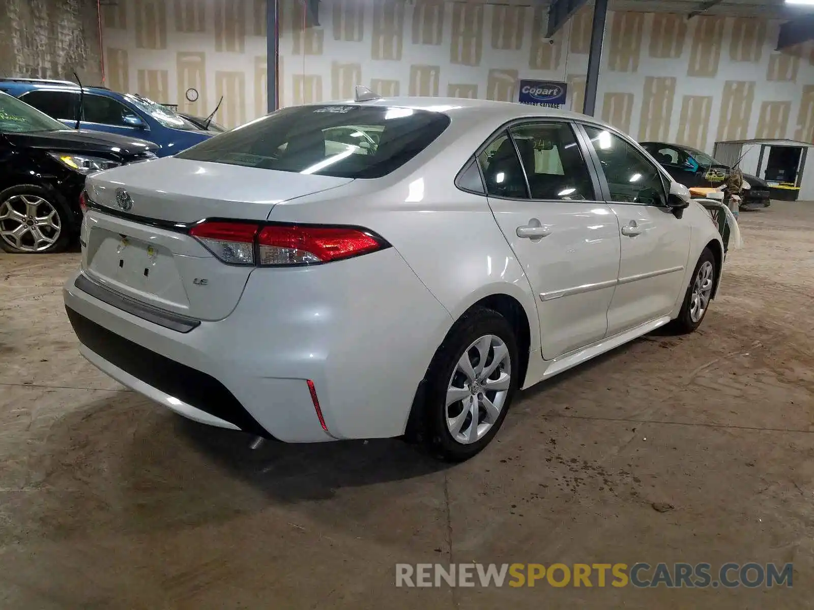 4 Photograph of a damaged car JTDEPRAEXLJ003602 TOYOTA COROLLA 2020