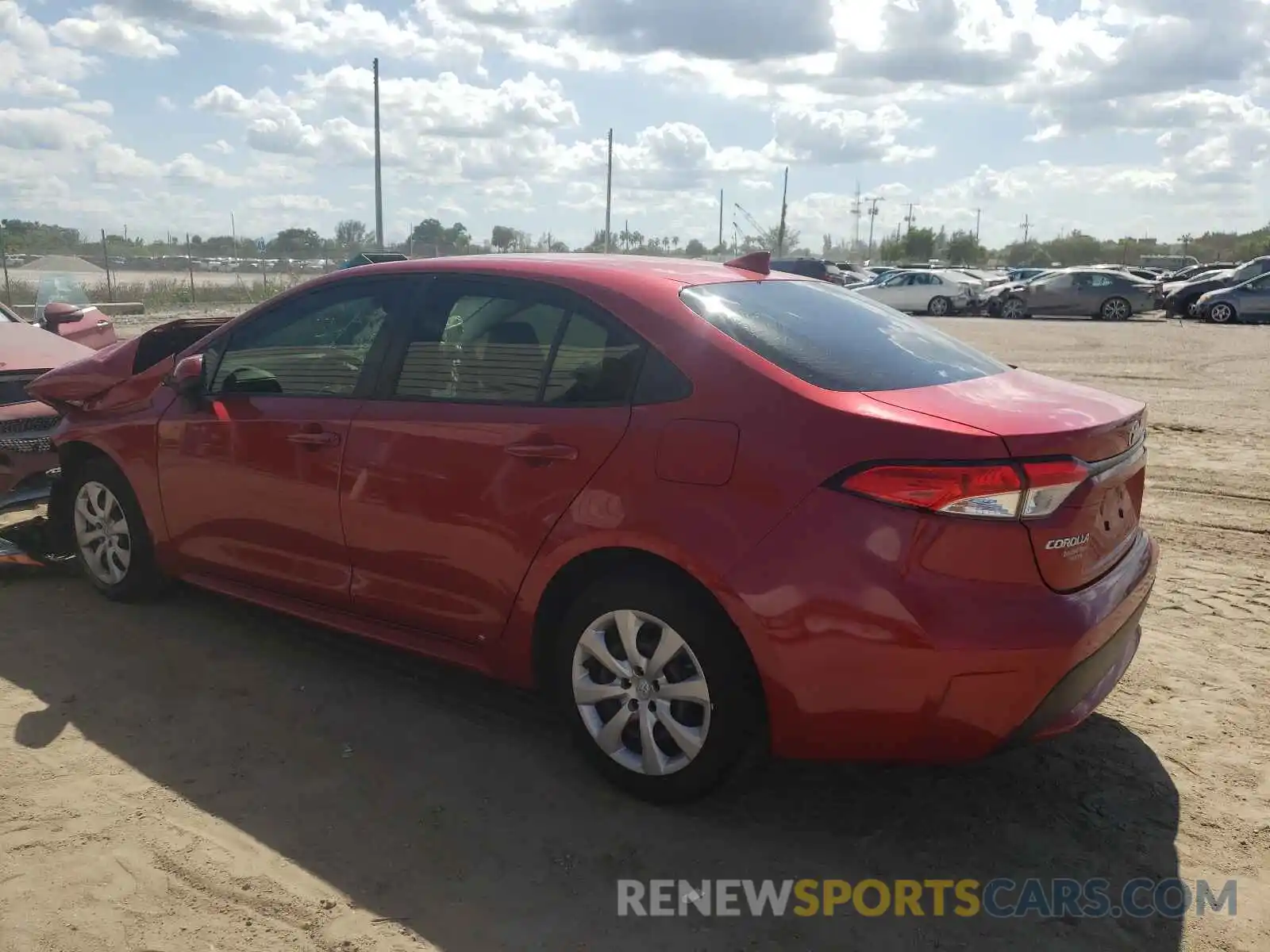 3 Photograph of a damaged car JTDEPRAEXLJ004555 TOYOTA COROLLA 2020