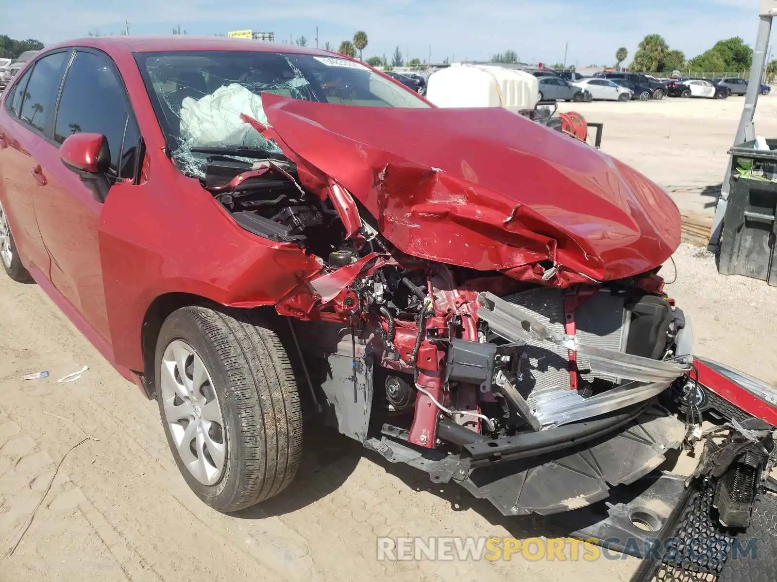 9 Photograph of a damaged car JTDEPRAEXLJ004555 TOYOTA COROLLA 2020