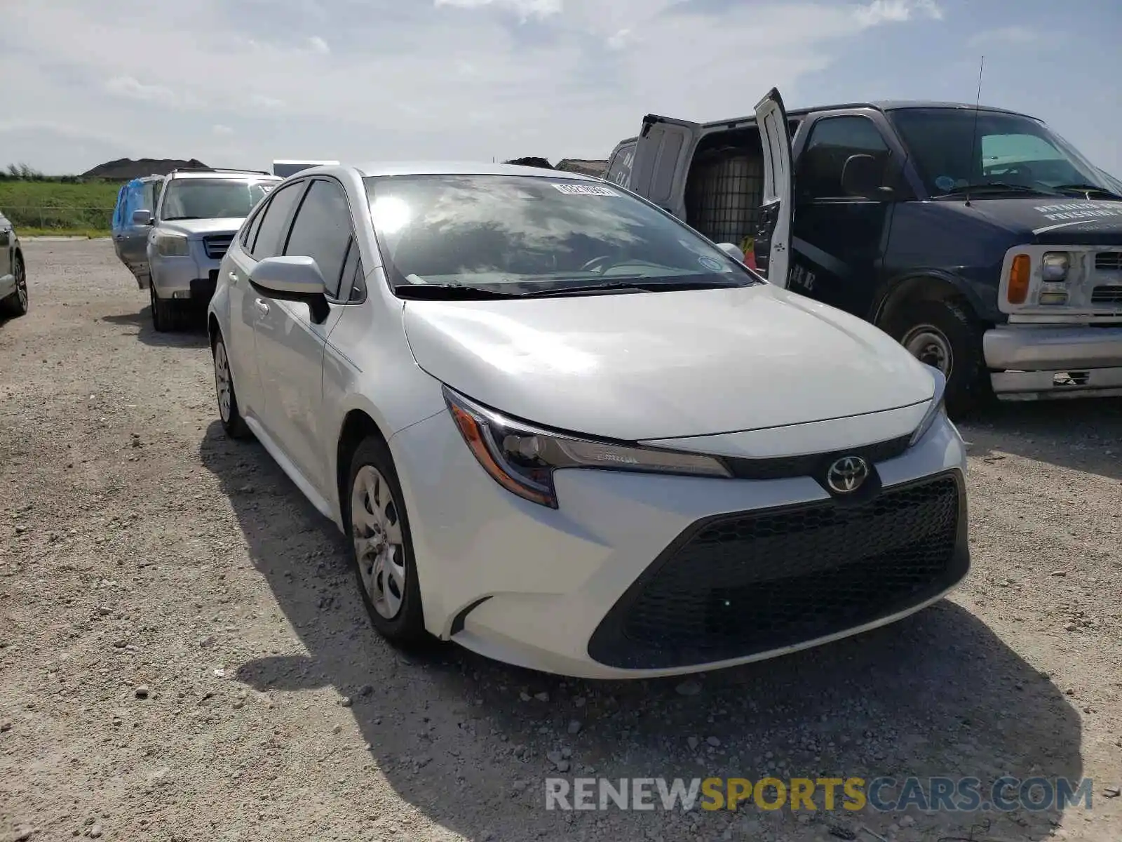 1 Photograph of a damaged car JTDEPRAEXLJ005009 TOYOTA COROLLA 2020