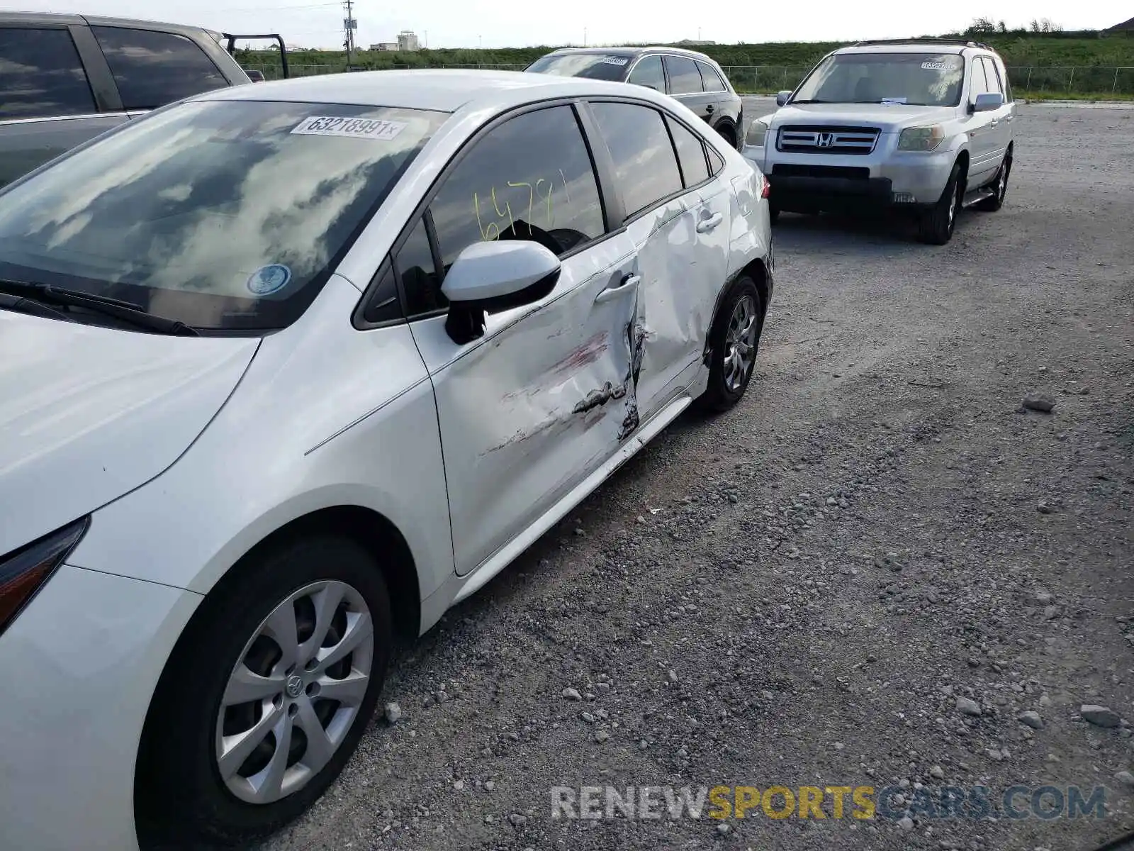 9 Photograph of a damaged car JTDEPRAEXLJ005009 TOYOTA COROLLA 2020