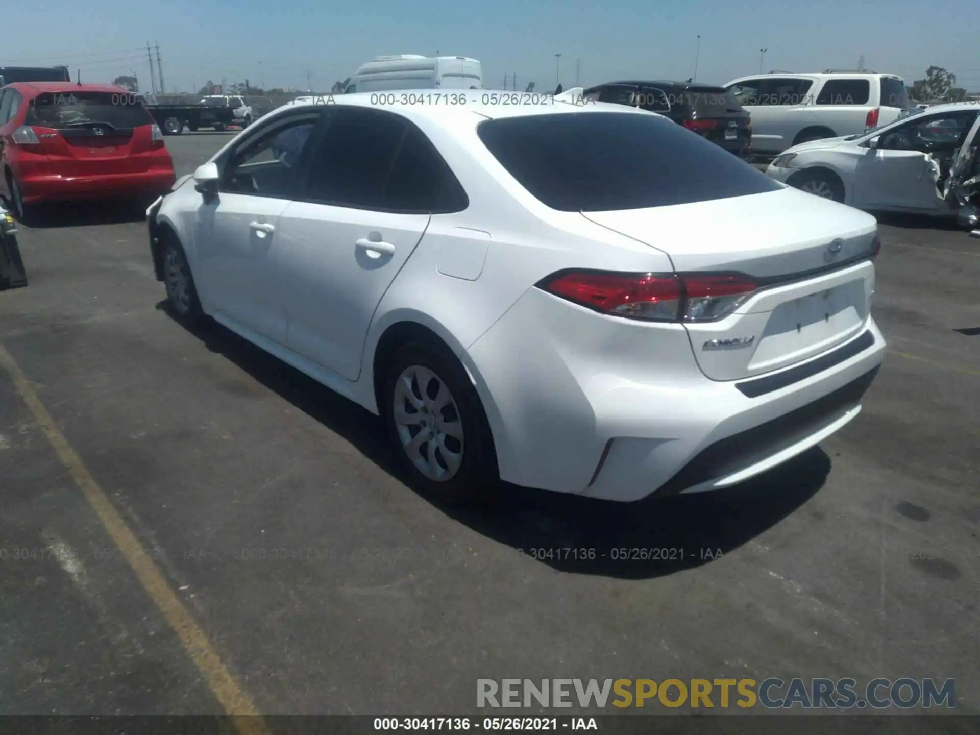 3 Photograph of a damaged car JTDEPRAEXLJ005091 TOYOTA COROLLA 2020