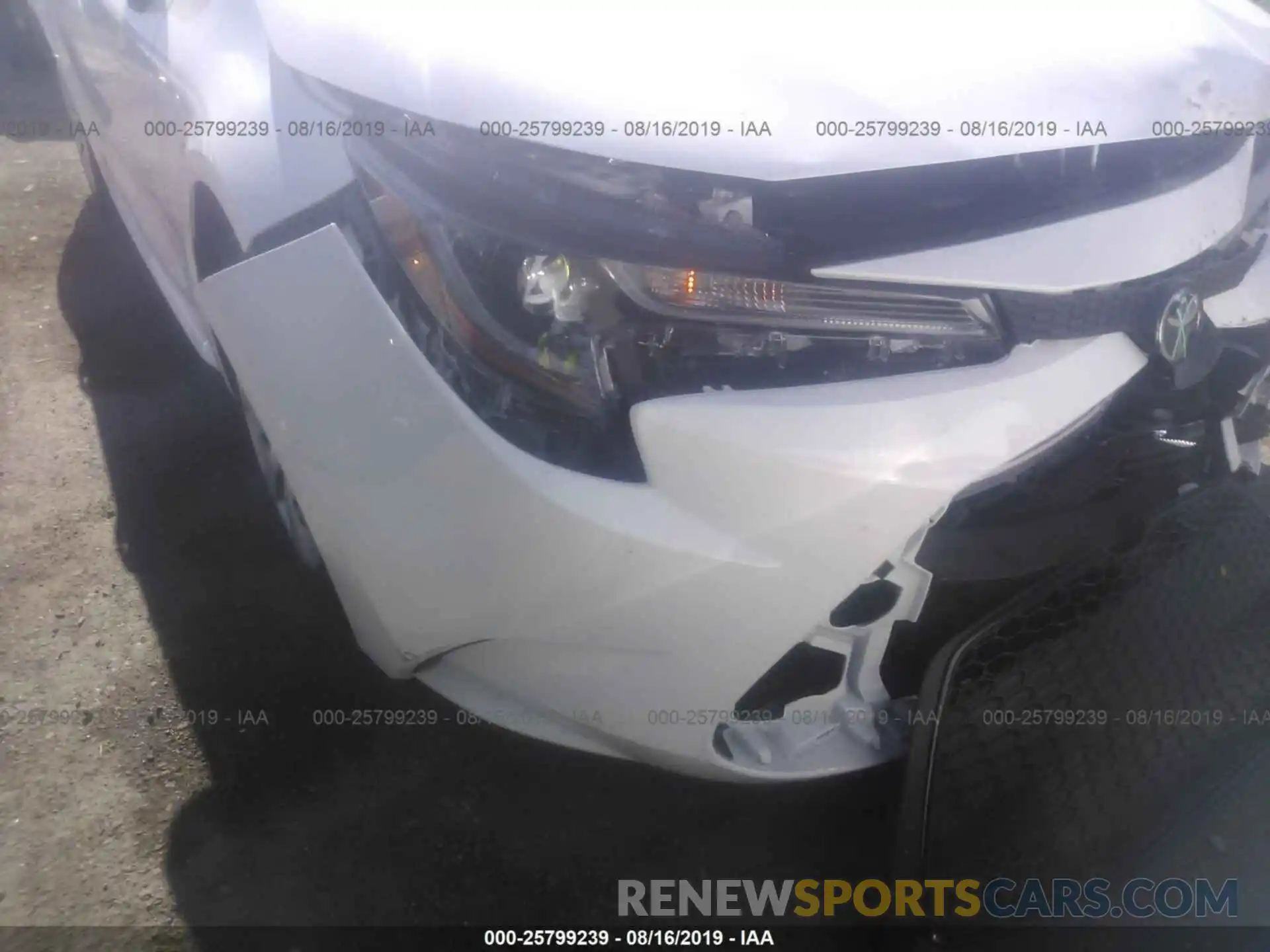 6 Photograph of a damaged car JTDEPRAEXLJ005138 TOYOTA COROLLA 2020