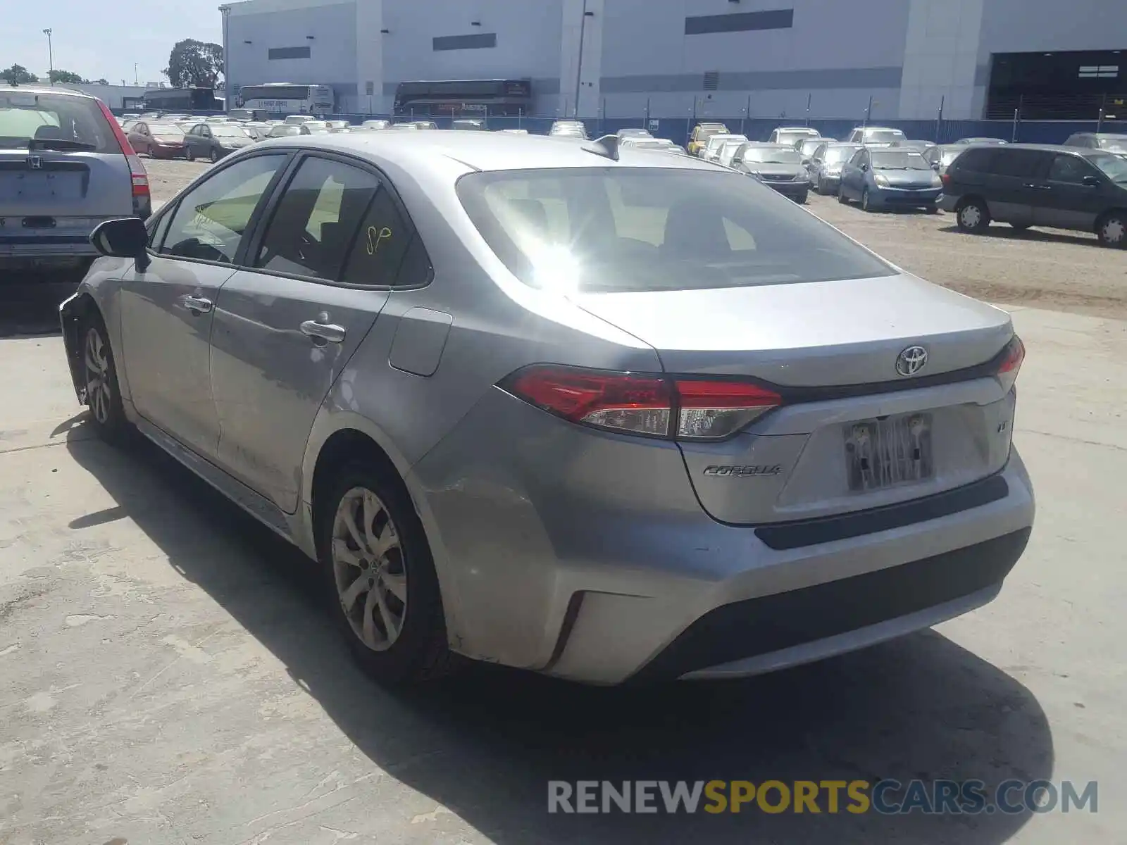 3 Photograph of a damaged car JTDEPRAEXLJ005401 TOYOTA COROLLA 2020