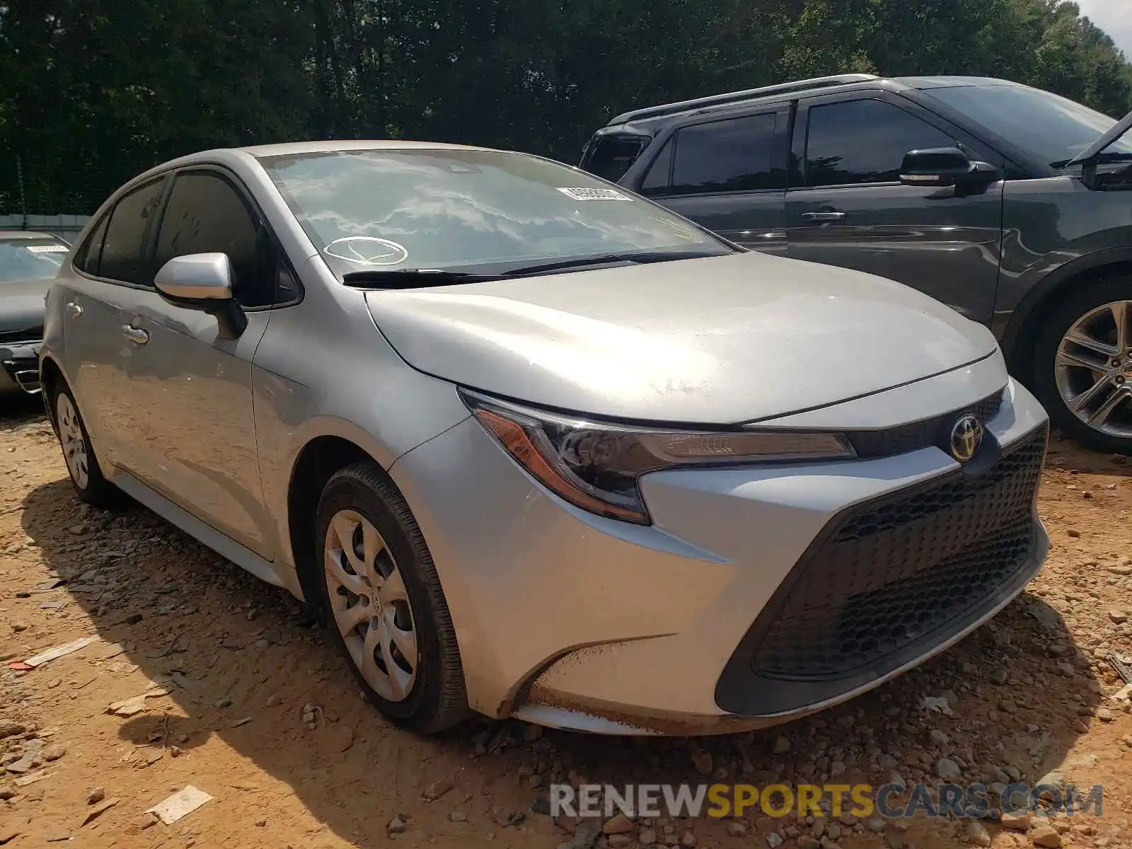 1 Photograph of a damaged car JTDEPRAEXLJ006290 TOYOTA COROLLA 2020