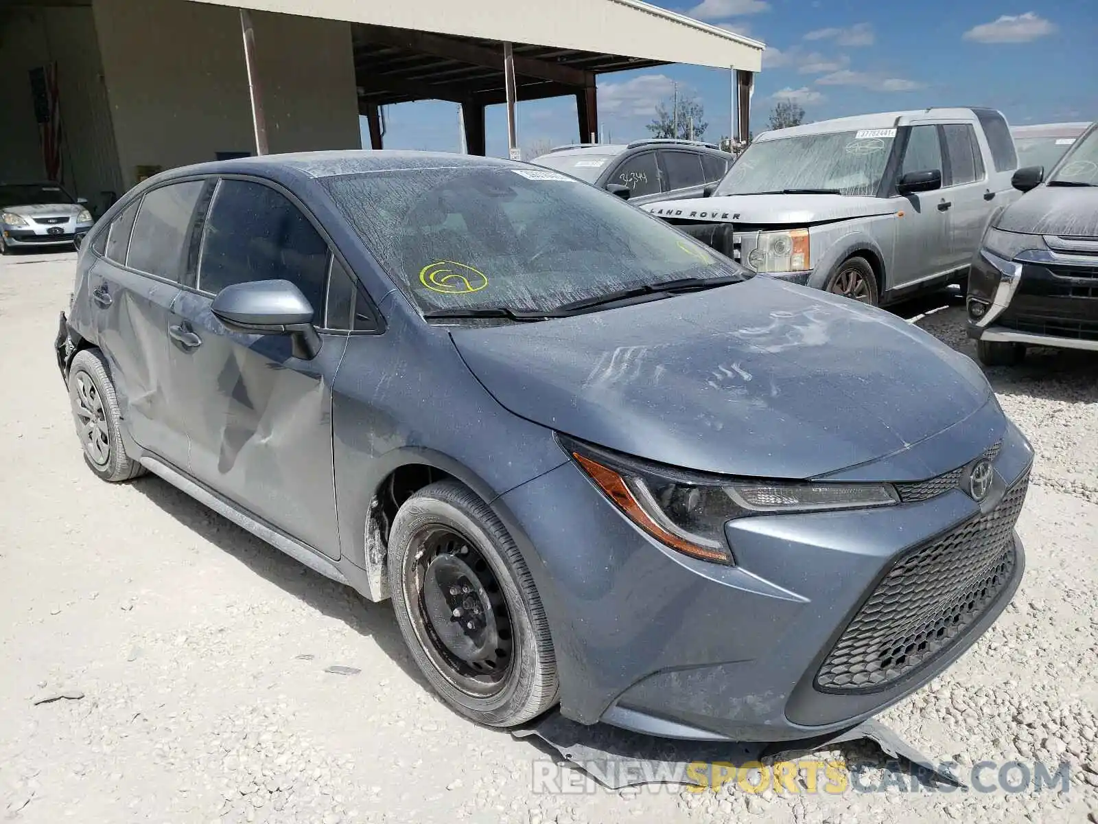 1 Photograph of a damaged car JTDEPRAEXLJ006483 TOYOTA COROLLA 2020