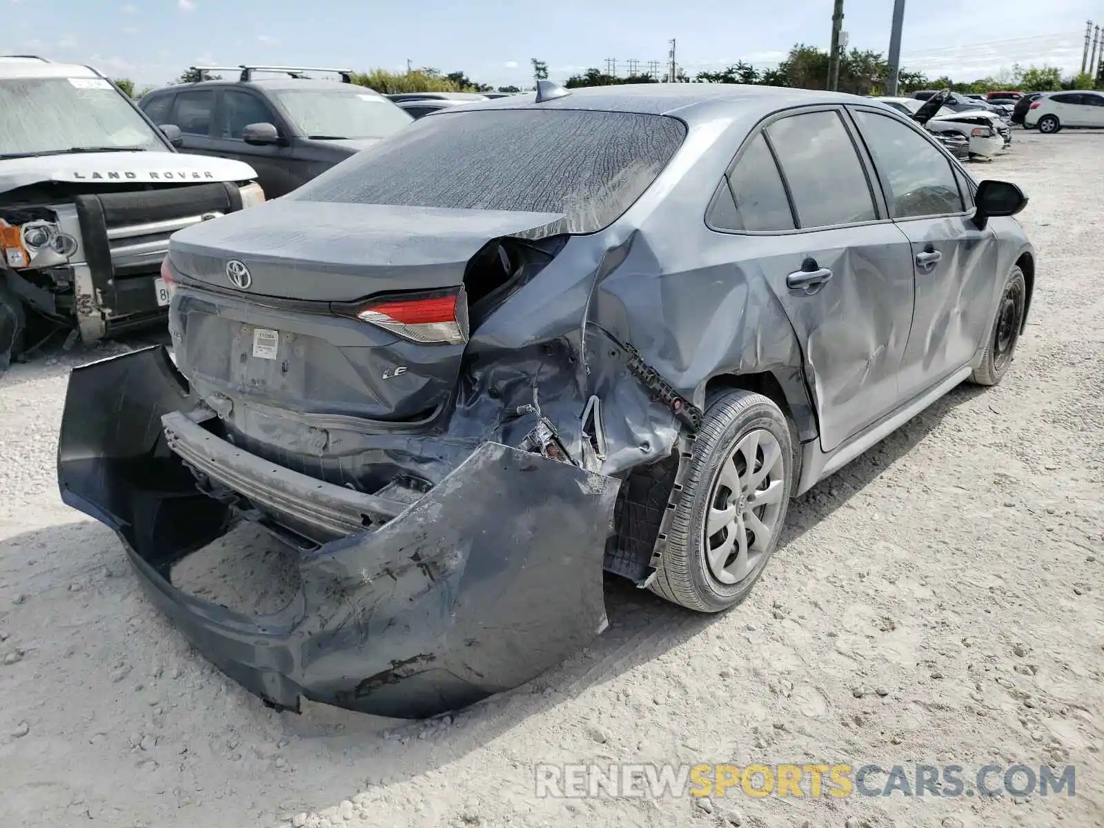 4 Photograph of a damaged car JTDEPRAEXLJ006483 TOYOTA COROLLA 2020