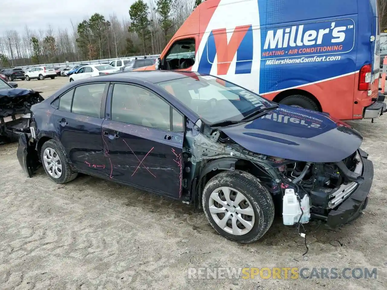 4 Фотография поврежденного автомобиля JTDEPRAEXLJ006533 TOYOTA COROLLA 2020