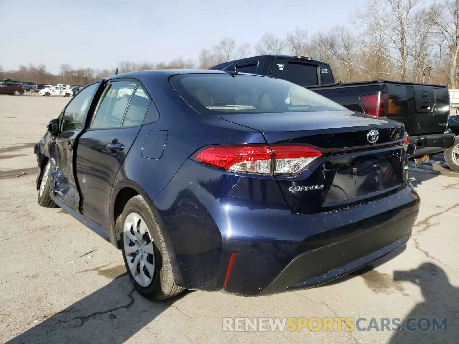 3 Photograph of a damaged car JTDEPRAEXLJ007181 TOYOTA COROLLA 2020