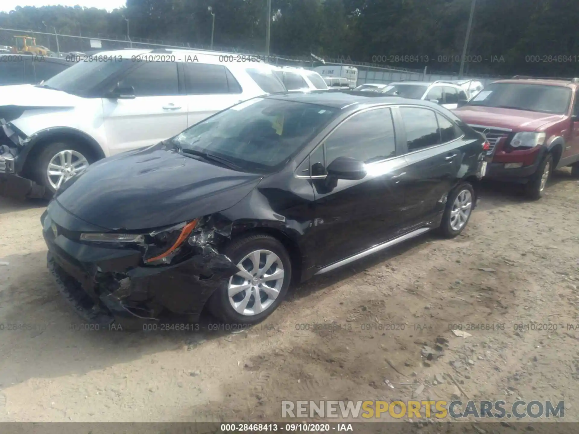 2 Photograph of a damaged car JTDEPRAEXLJ007276 TOYOTA COROLLA 2020