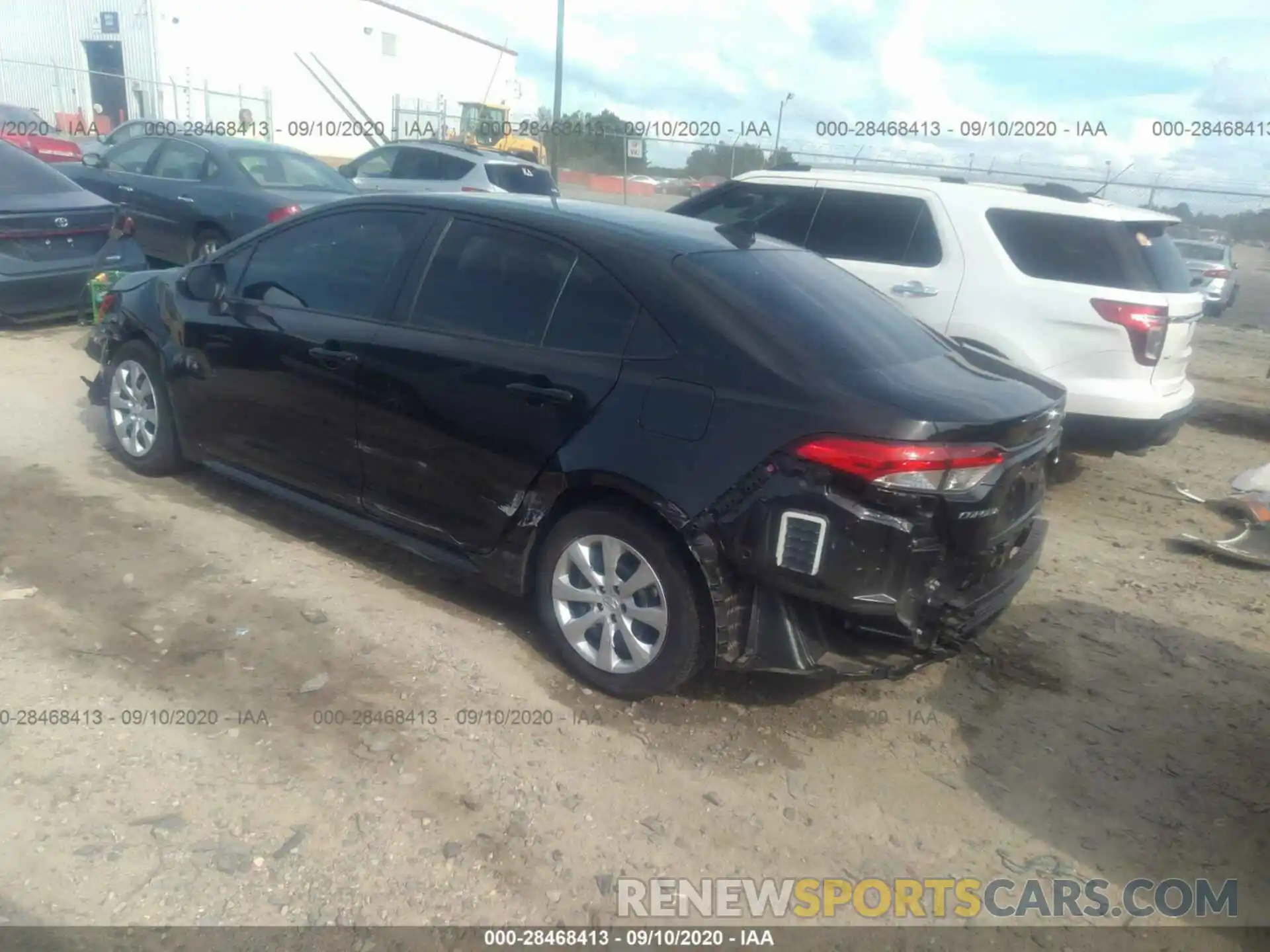 3 Photograph of a damaged car JTDEPRAEXLJ007276 TOYOTA COROLLA 2020