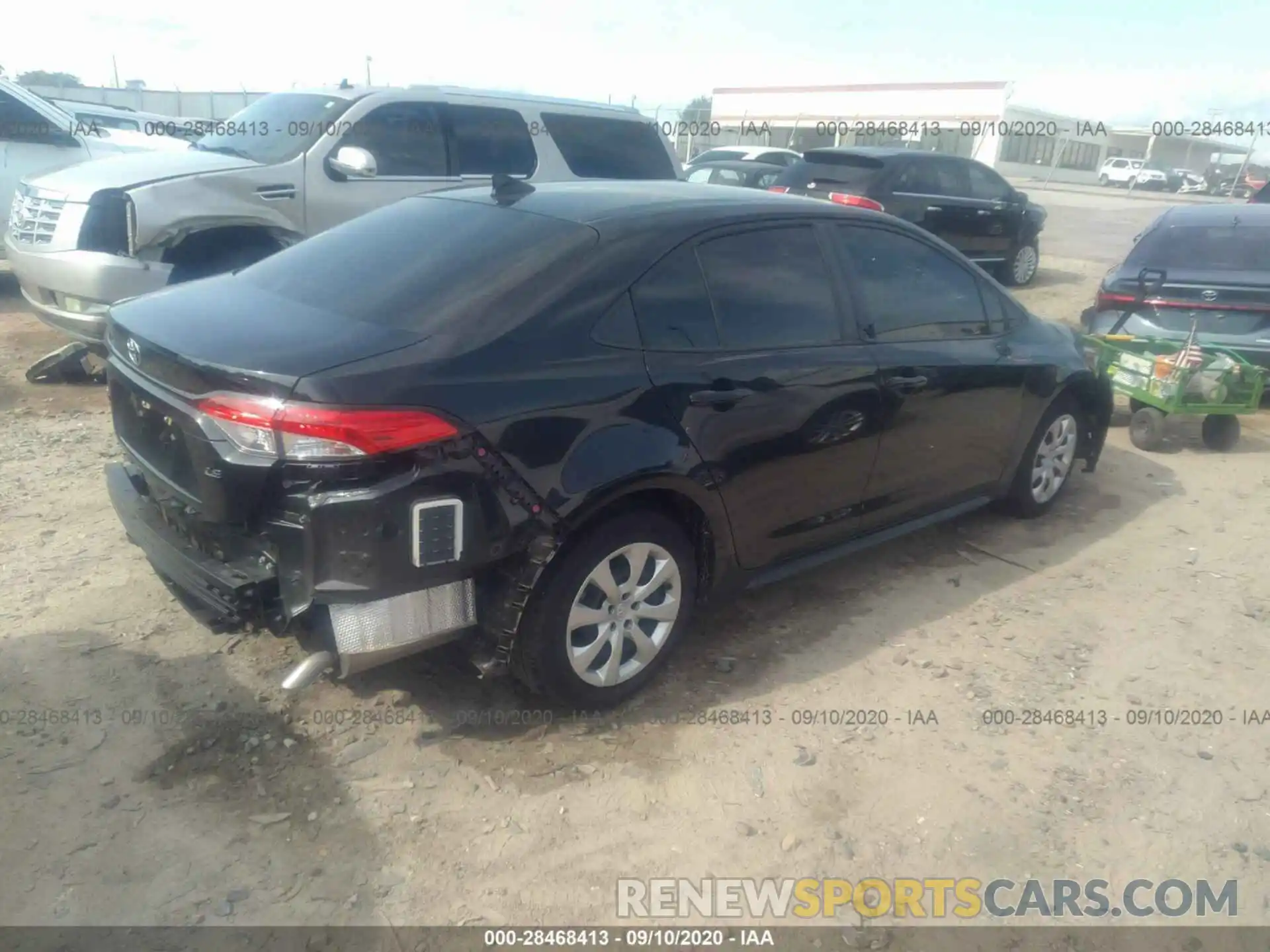 4 Photograph of a damaged car JTDEPRAEXLJ007276 TOYOTA COROLLA 2020