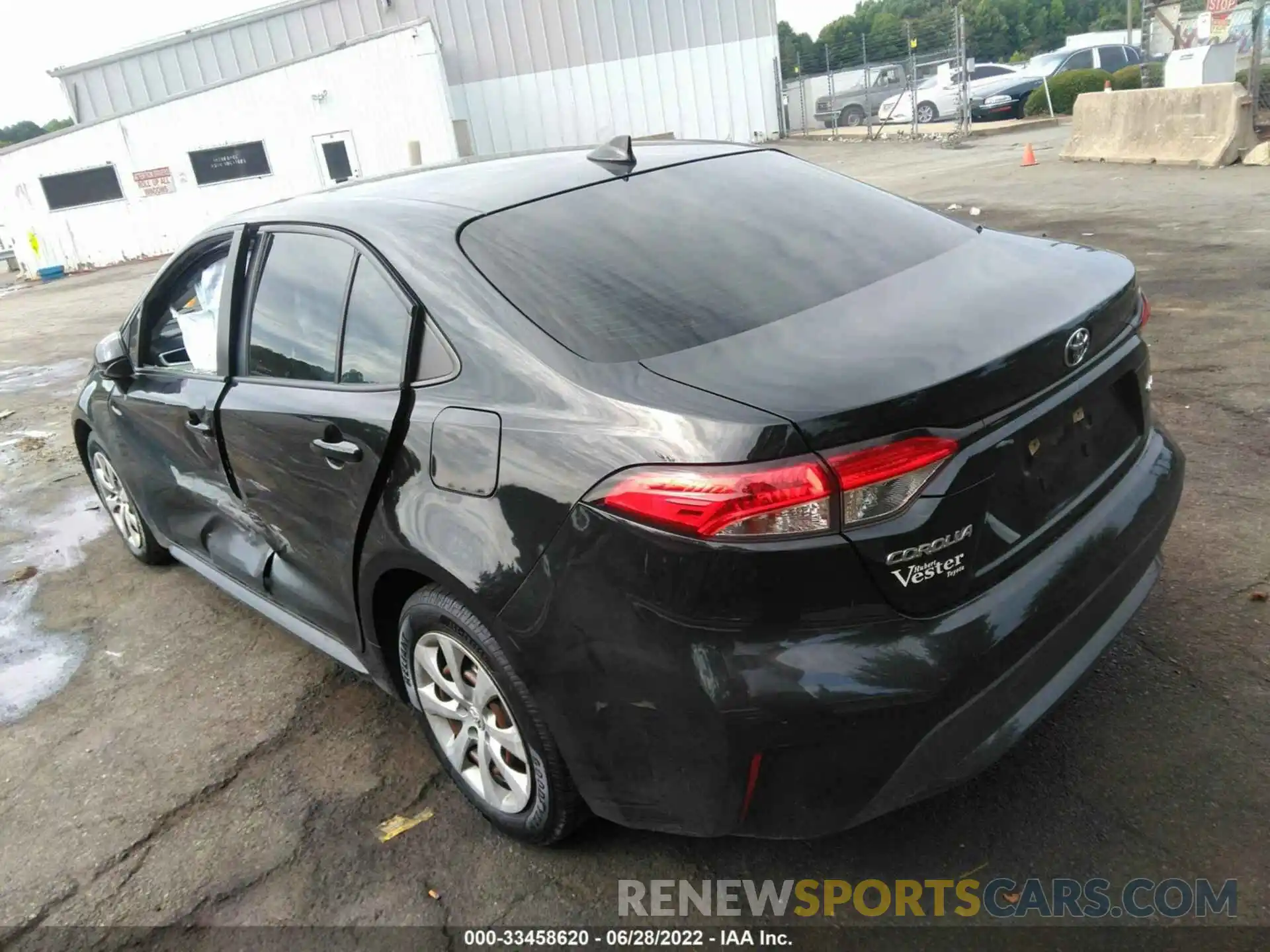 3 Photograph of a damaged car JTDEPRAEXLJ007701 TOYOTA COROLLA 2020