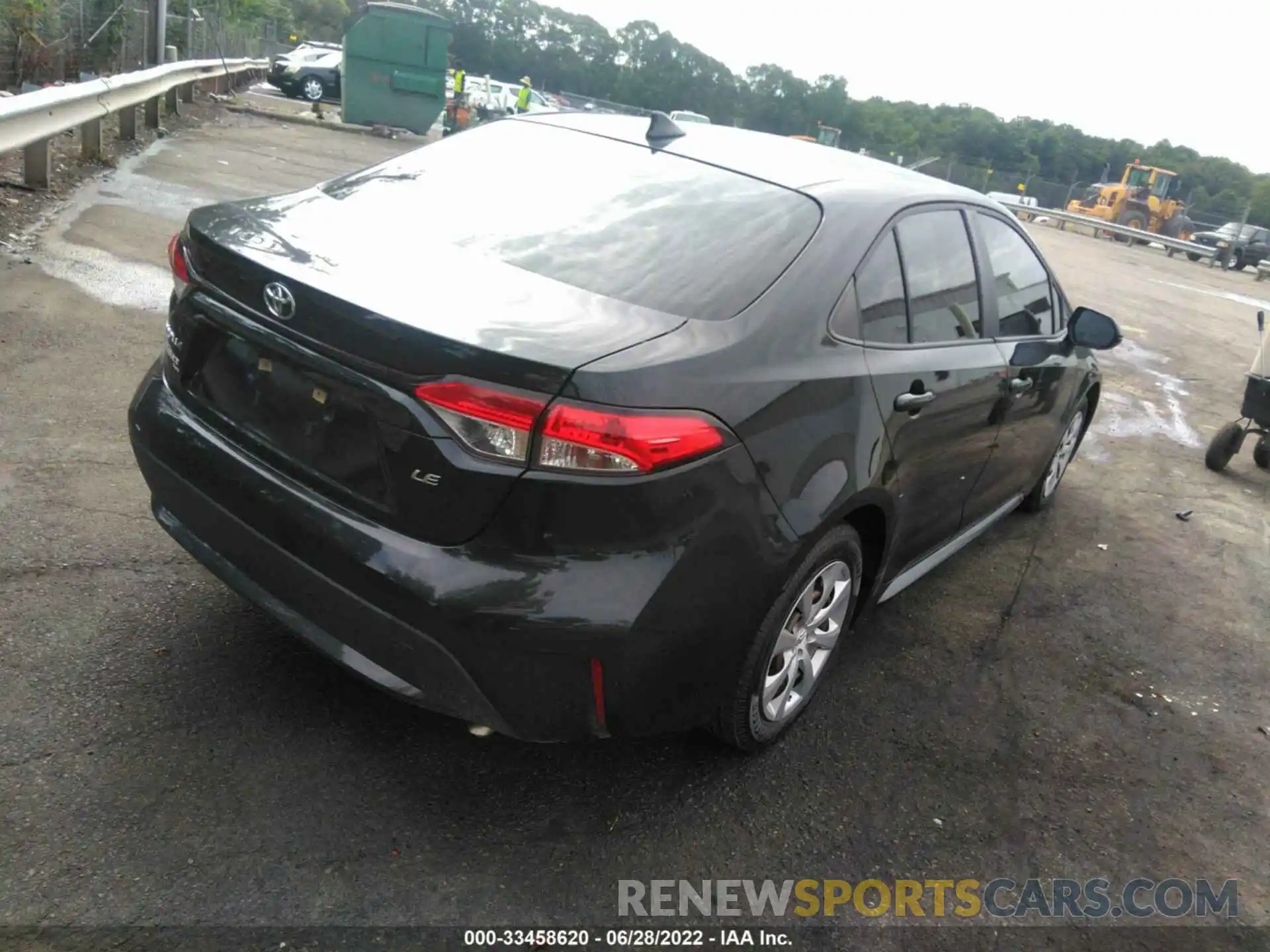 4 Photograph of a damaged car JTDEPRAEXLJ007701 TOYOTA COROLLA 2020