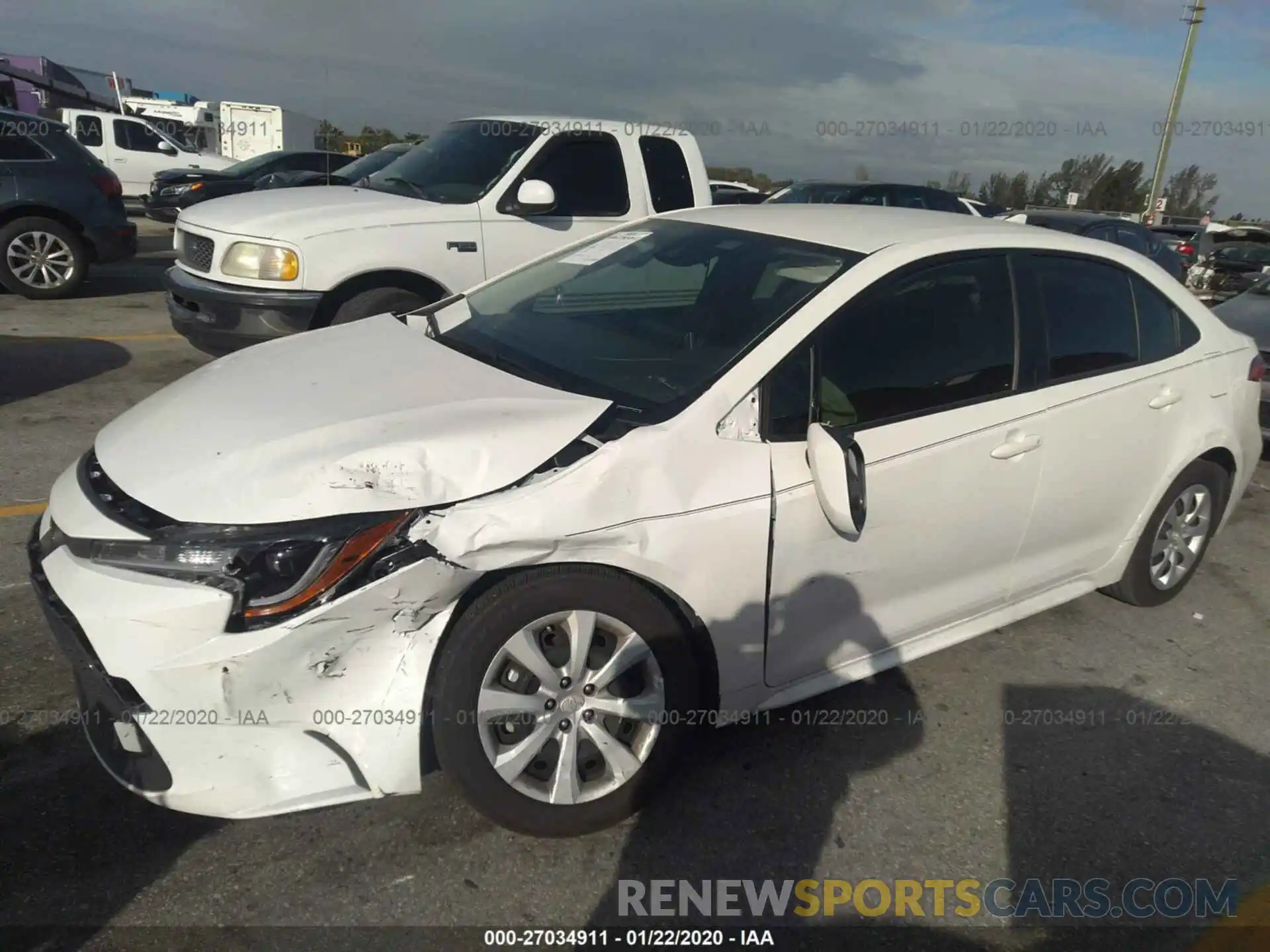 6 Photograph of a damaged car JTDEPRAEXLJ007889 TOYOTA COROLLA 2020