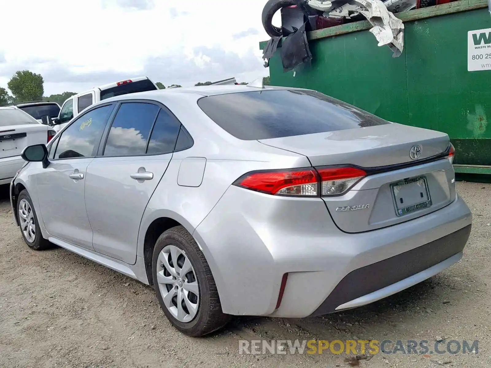 3 Photograph of a damaged car JTDEPRAEXLJ008024 TOYOTA COROLLA 2020