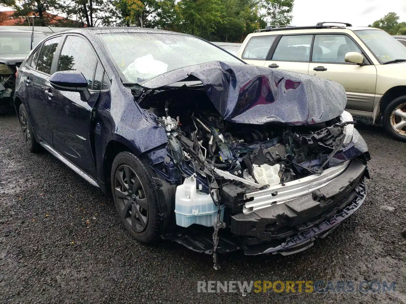 1 Photograph of a damaged car JTDEPRAEXLJ008542 TOYOTA COROLLA 2020