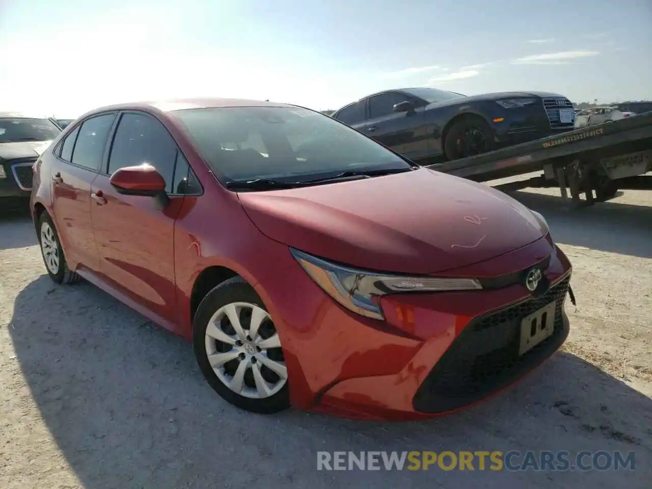 1 Photograph of a damaged car JTDEPRAEXLJ009187 TOYOTA COROLLA 2020