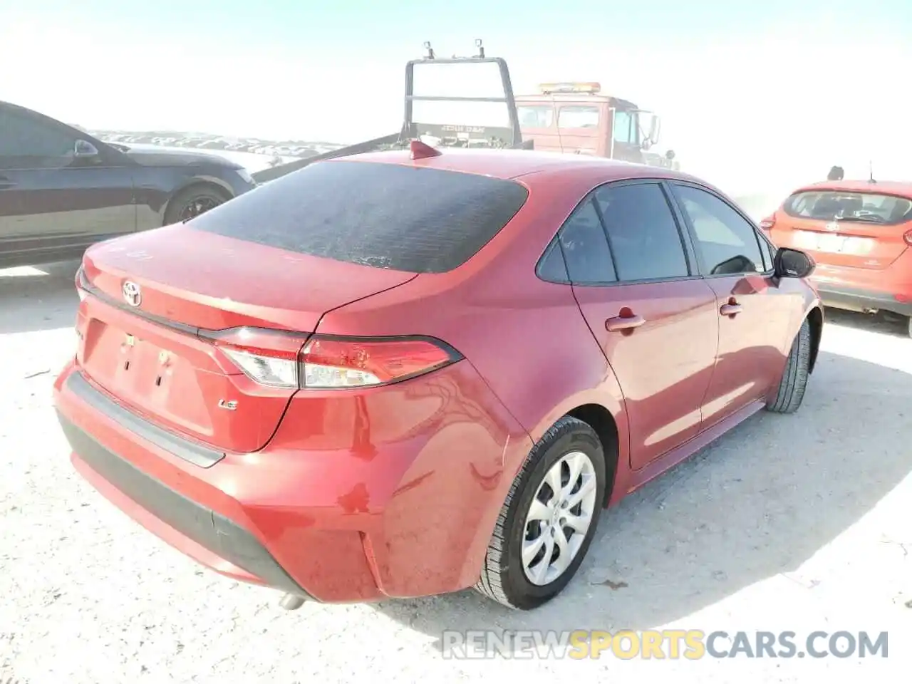 4 Photograph of a damaged car JTDEPRAEXLJ009187 TOYOTA COROLLA 2020